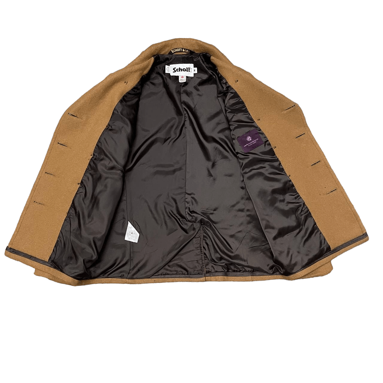 Schott Schott Bross x Eart Music & Ecology Wool Peacoat Size M / US 6-8 / IT 42-44 - 6 Thumbnail