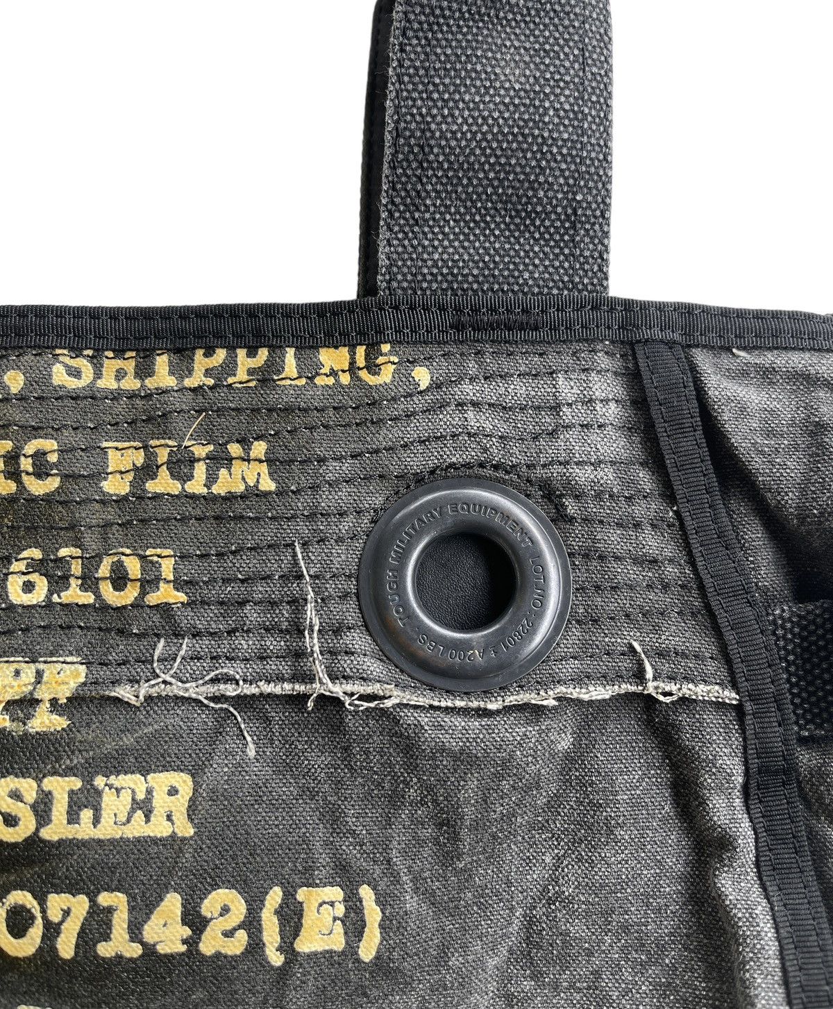 Japanese Brand Vintage Tough Jeansmith Military Tote Bag Size ONE SIZE - 7 Thumbnail