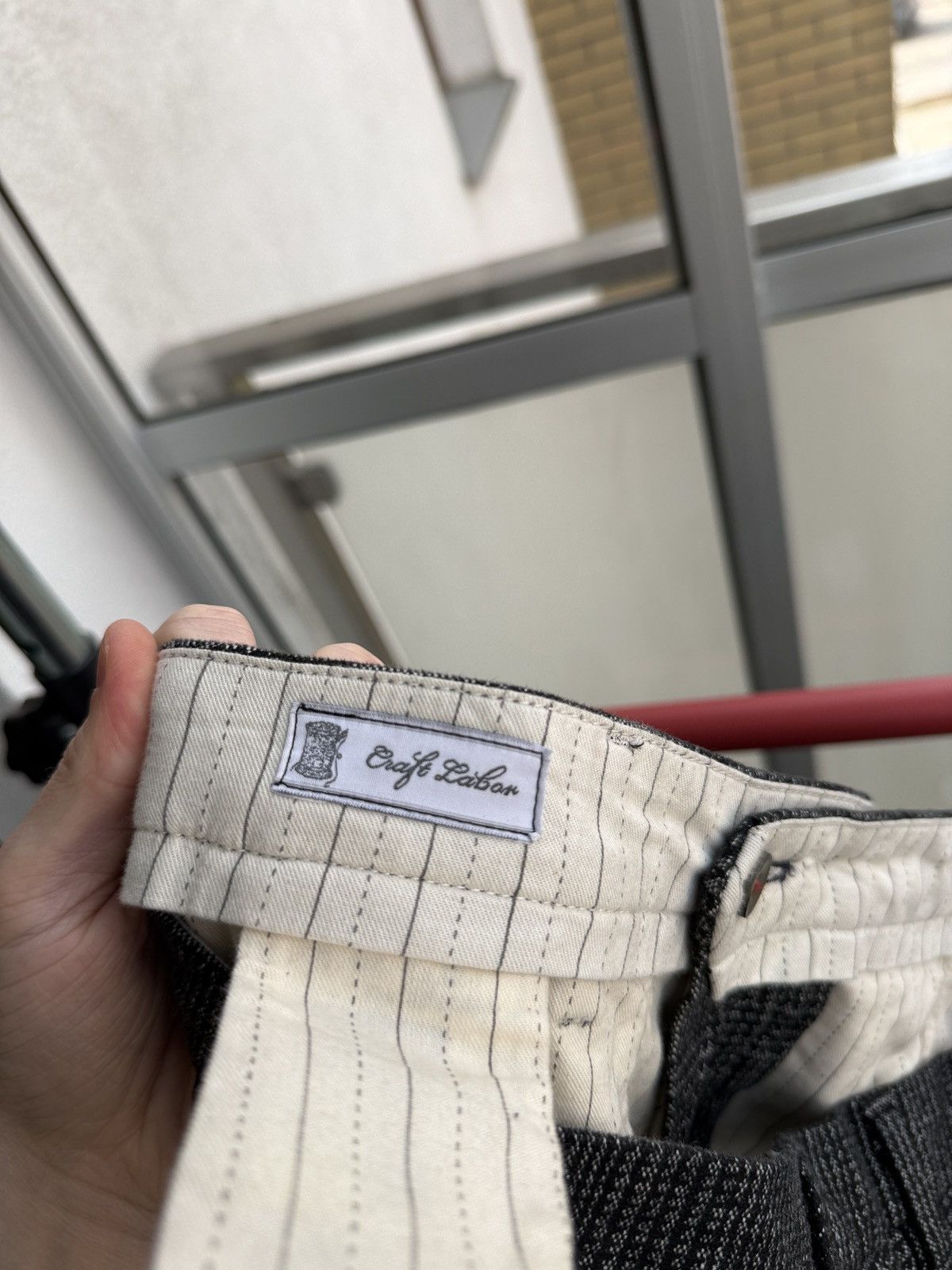 Mason's Masons Torino Style Gray Check Pants Milano Style Size US 34 / EU 50 - 6 Thumbnail