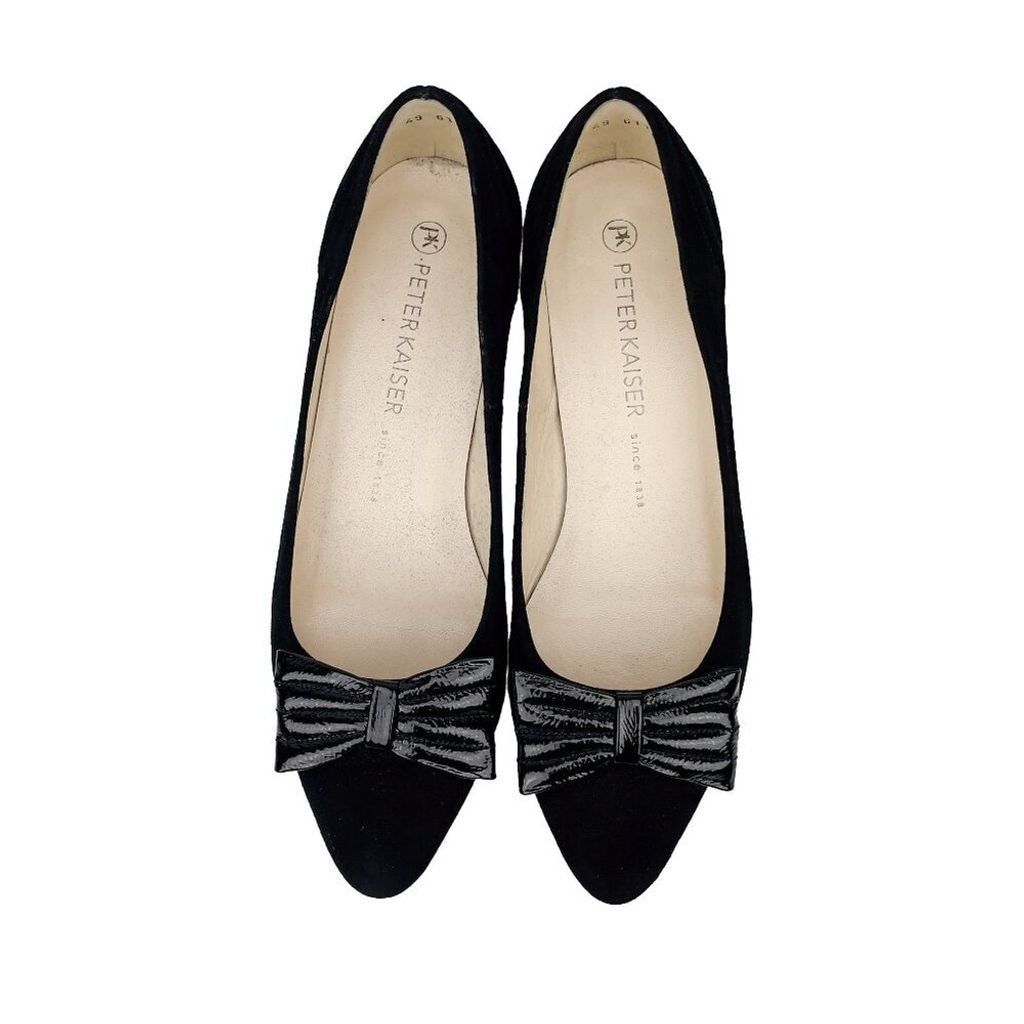 Other Peter Kaiser Balletcore Pumps Black SCHWARZ SUEDE size 6.5M Size US 6.5 / IT 36.5 - 2 Thumbnail