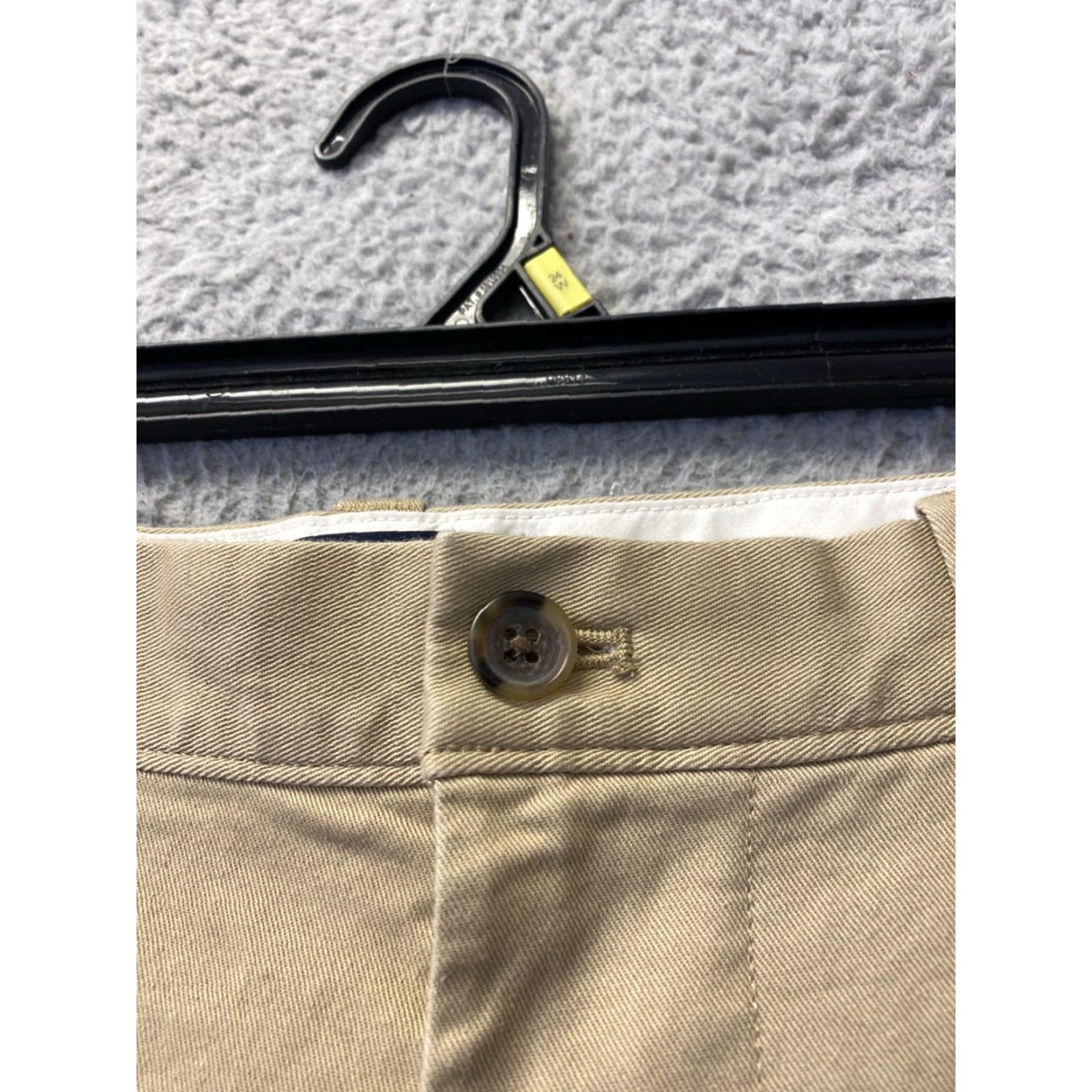 J.Crew VINTAGE J.CREW Mens Shorts 34 Khaki Chino Casual Travel Workwear Cotton Flat Front Size US 34 / EU 50 - 3 Thumbnail