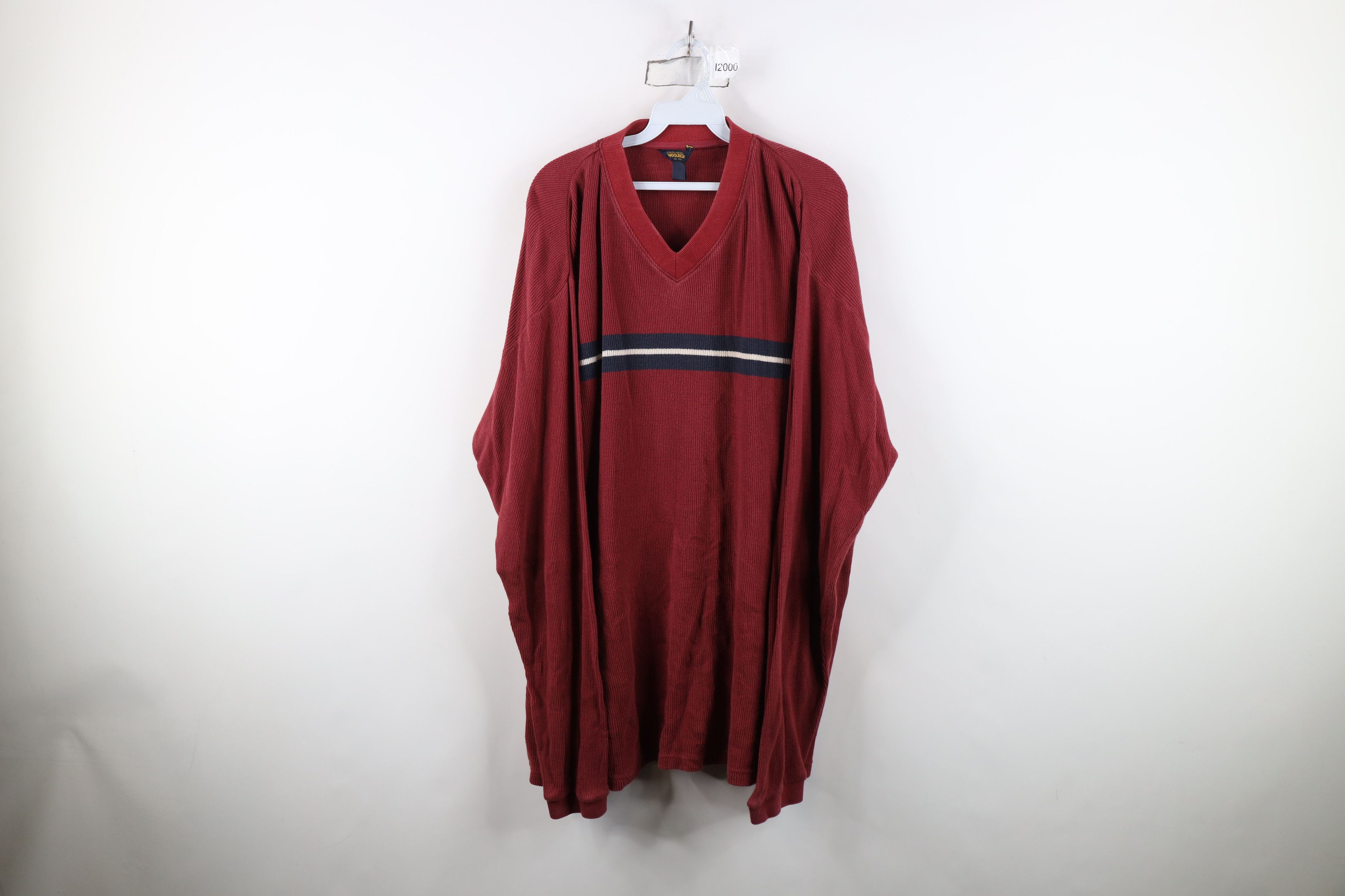 Woolrich Woolen Mills Vintage 90s Woolrich Thermal Waffle Knit Long Sleeve T-Shirt Size US XXL / EU 58 / 5 - 1 Thumbnail