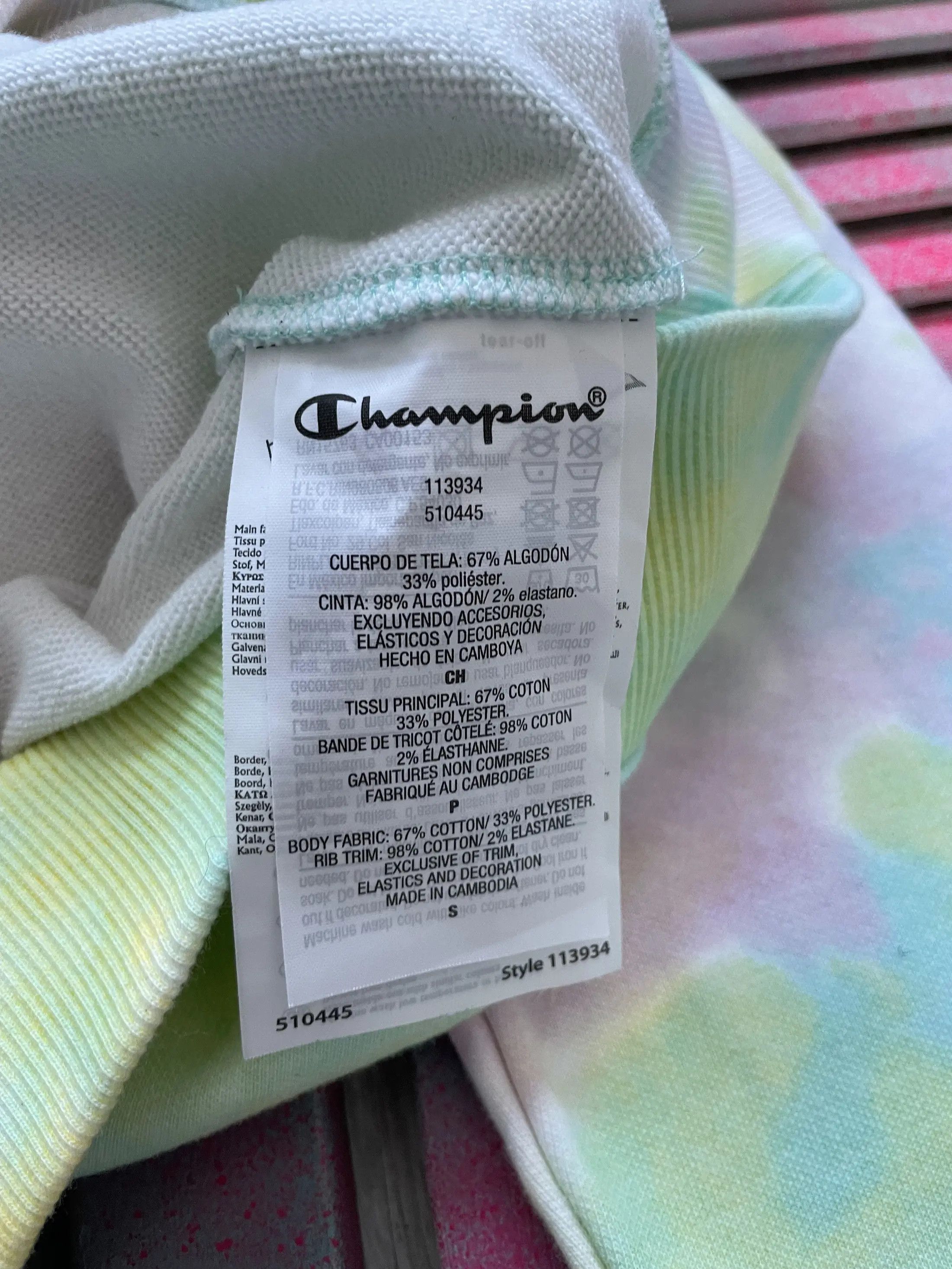Champion Champion Multicolor Women's Hoodie Size US XS / EU 42 / 0 - 6 Thumbnail