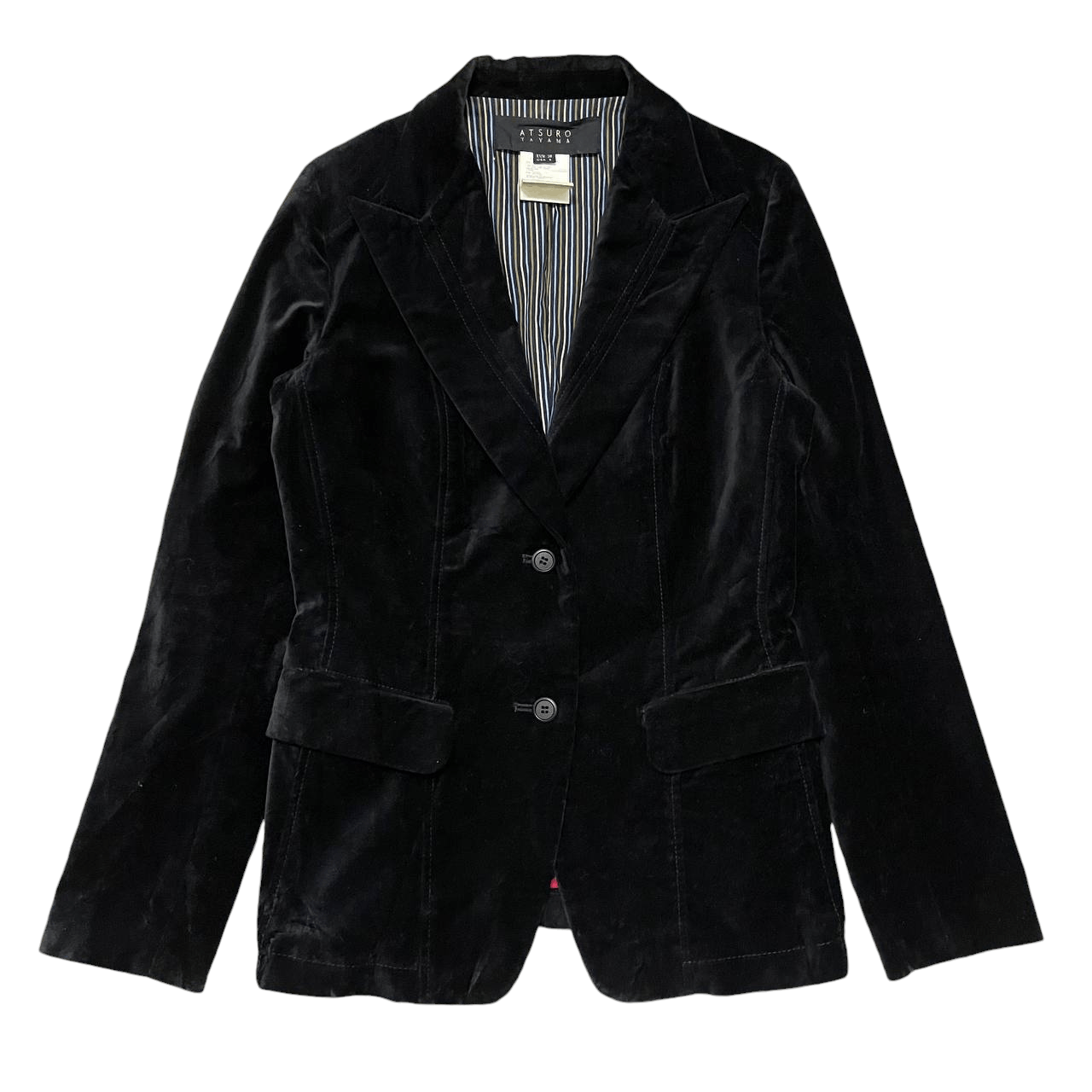 ATSURO TAYAMA Atsuro Tayama Velvet Coat Jacket Size S / US 4 / IT 40 - 1 Thumbnail