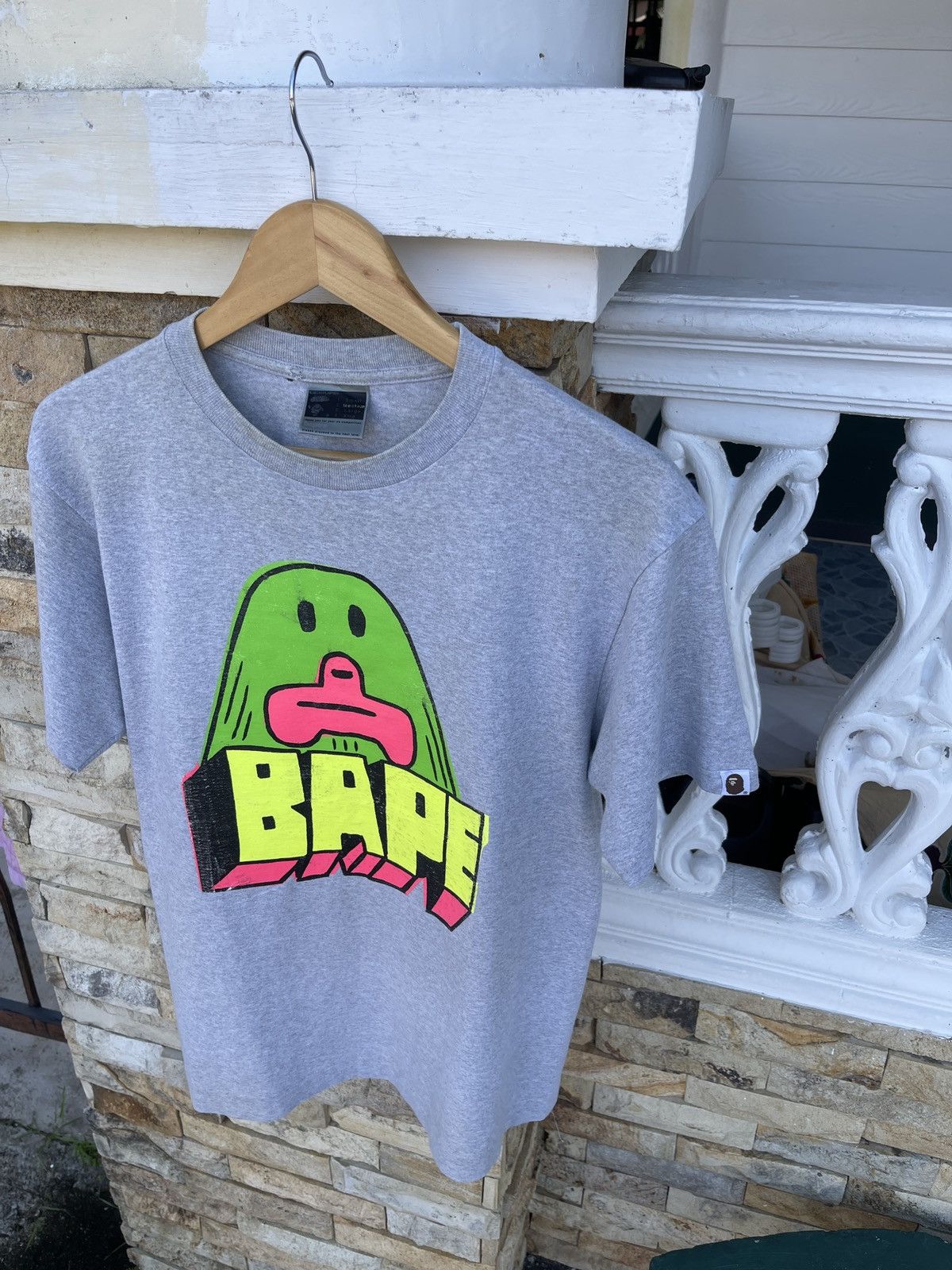 Bape Last Drop🔥Rare🔥Bape x Gary Panter Ape Tee Size US M / EU 48-50 / 2 - 4 Thumbnail