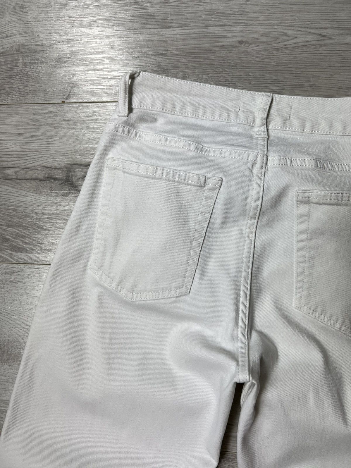 Sandro Sandro Paris White Denim Pants / Jeans Size 26" / US 2 / IT 38 - 16 Thumbnail