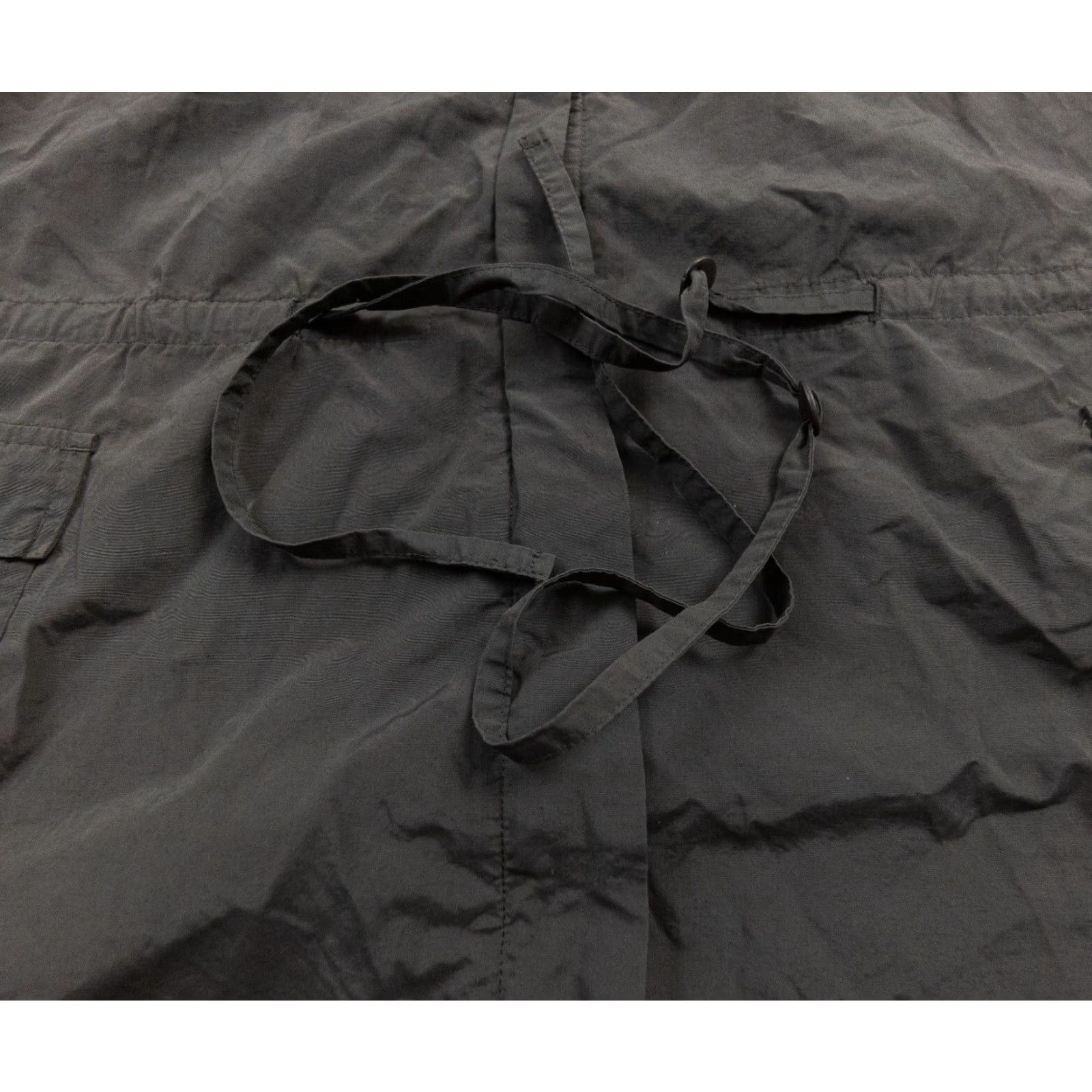 Eileen Fisher VINTAGE Eileen Fisher Women's Coat Jacket Outer Shell Cotton Blend Long Hooded Full Zip Casual Outdoor Large Brown Size L / US 10 / IT 46 - 4 Thumbnail