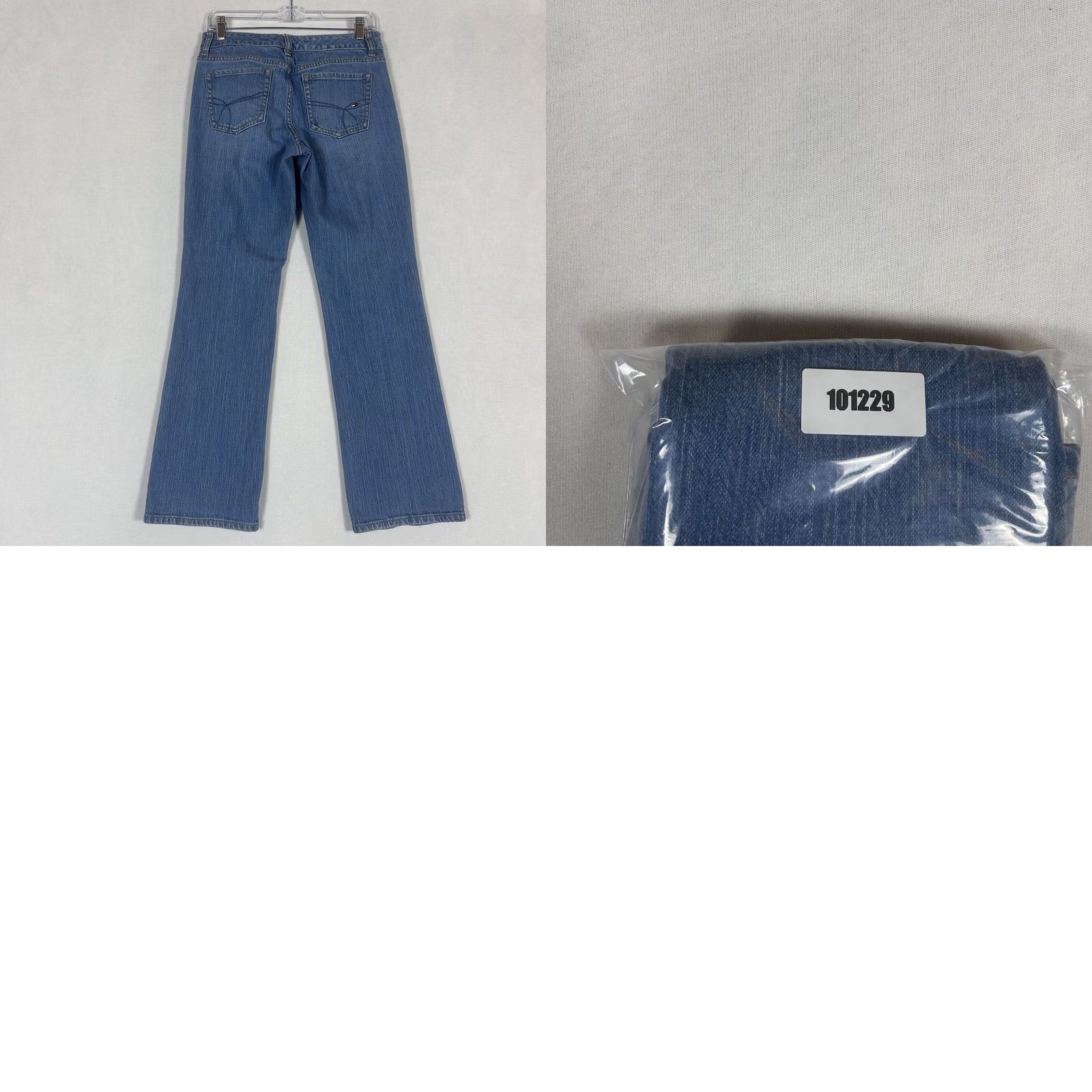 Tommy Hilfiger Tommy Hilfiger Jeans Womens 2 Boyfriend Mid Rise Medium Wash Denim Zip Inseam 30" Regular Fit Cotton Spandex Crew Womens Size 26" / US 2 / IT 38 - 8 Thumbnail