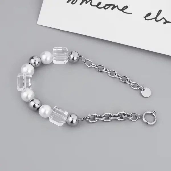 Jewelry Quartz Gemstone Beaded Bracelet Size ONE SIZE - 4 Thumbnail