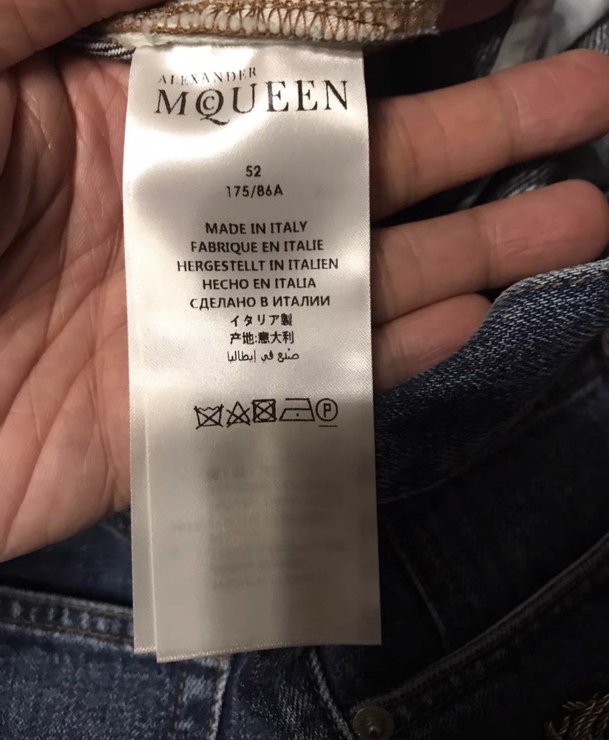 Alexander McQueen Alexander McQueen Jeans Size US 36 / EU 52 - 7 Thumbnail