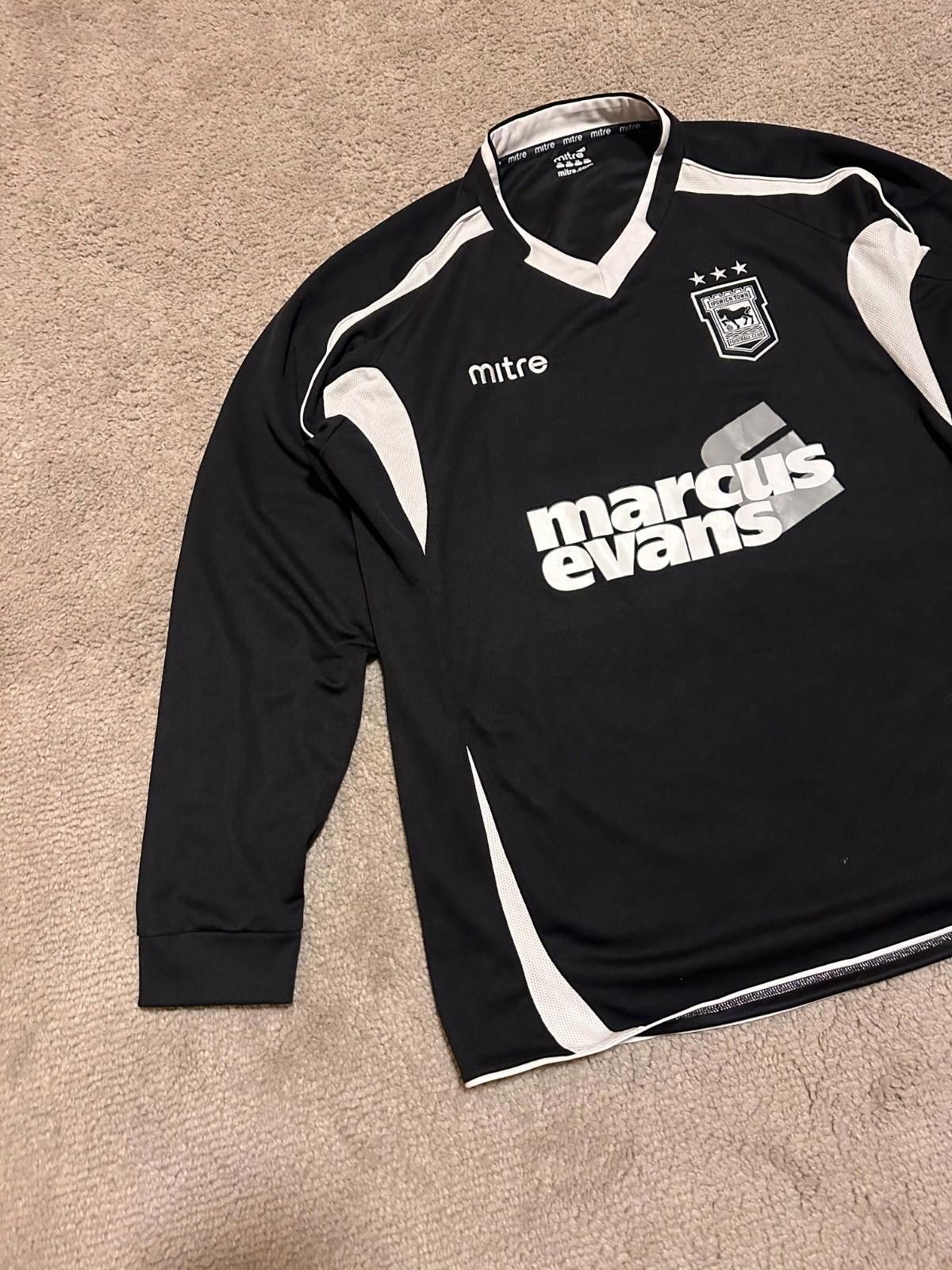Other IPSWICH TOWN 2010/12 AWAY FOOTBALL SHIRT SOCCER JERSEY MITRE Size ONE SIZE - 2 Thumbnail