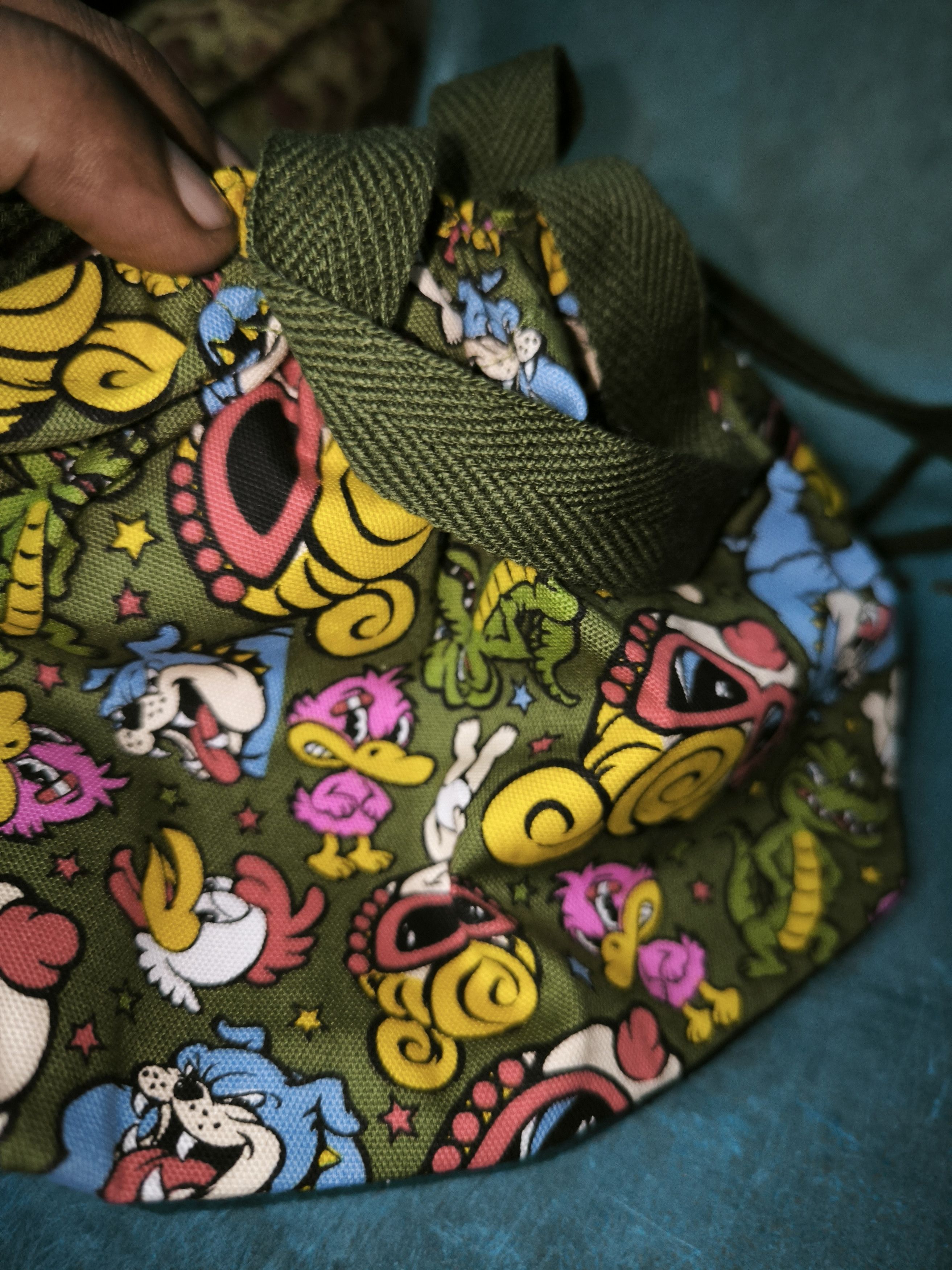 Hysteric Glamour × Japanese Brand × Vintage Hysteric Glamour Small Mini Tote Fullprint Bag Size ONE SIZE - 6 Thumbnail