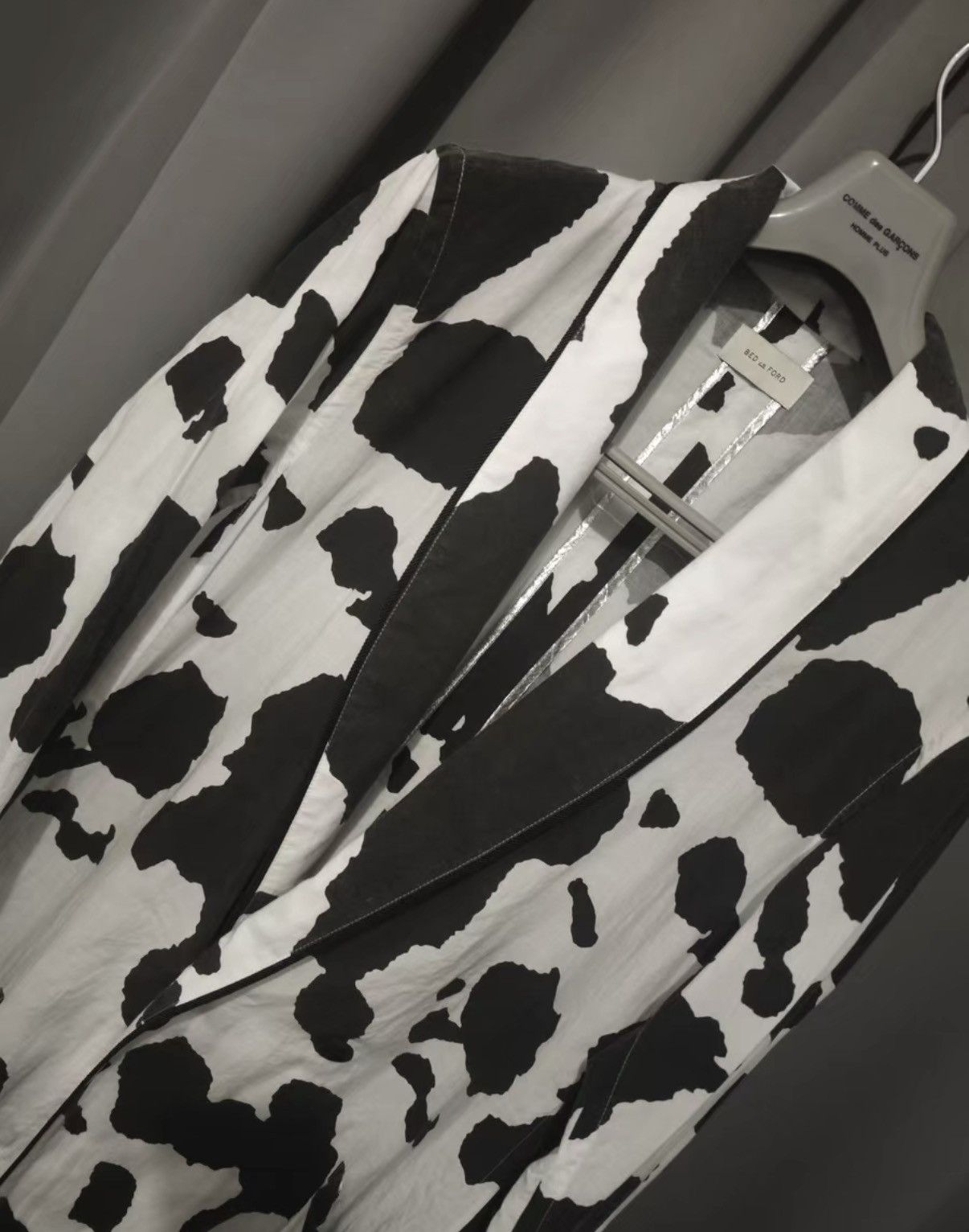 Bed j.w. Ford Bed J.W. Ford Black & White Shawl Collar Shirt Jacket Size US S / EU 44-46 / 1 - 3 Thumbnail