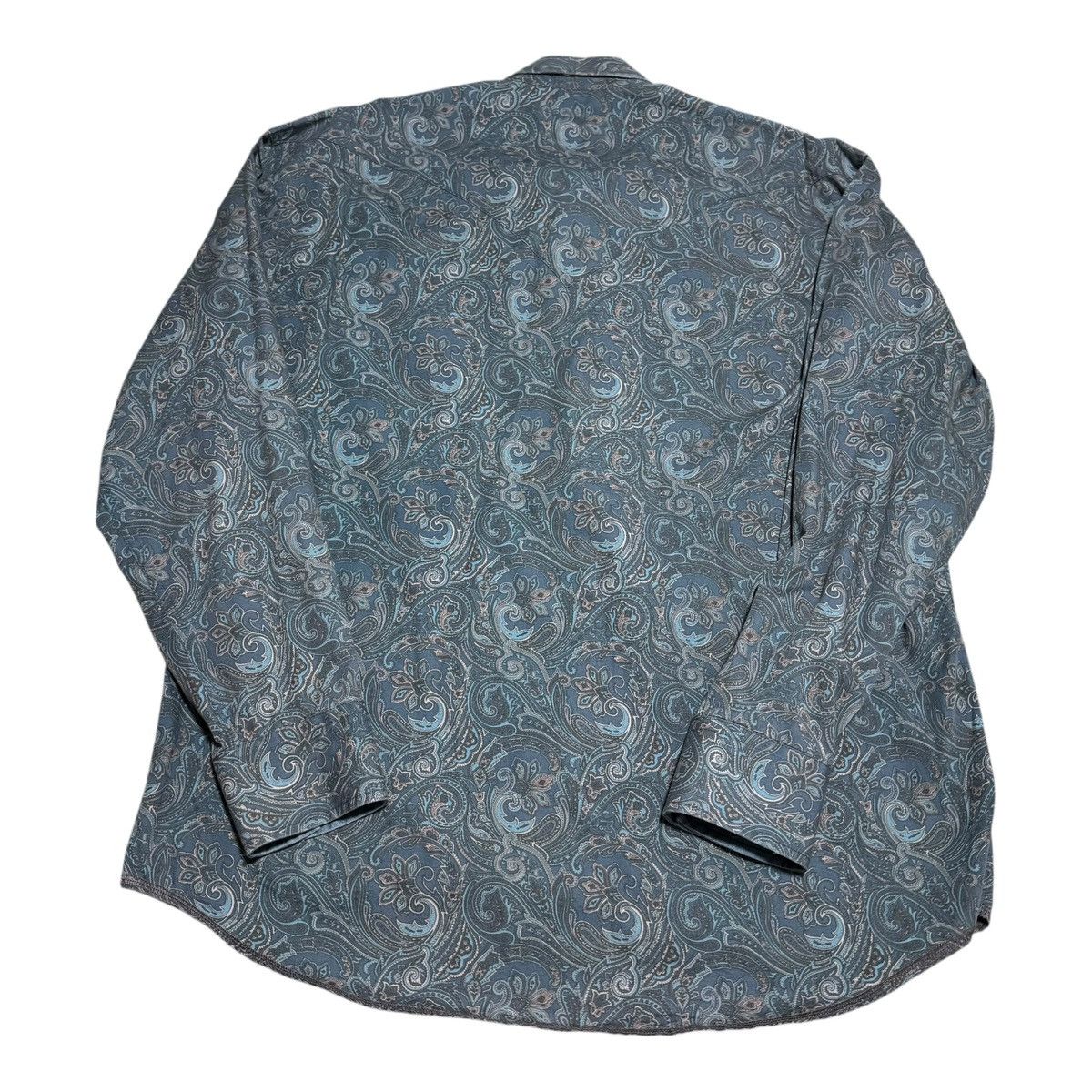 Stetson Stetson Paisley Cotton Pearl Snap Long Sleeve Shirt Men’s XL Size US XL / EU 56 / 4 - 3 Thumbnail