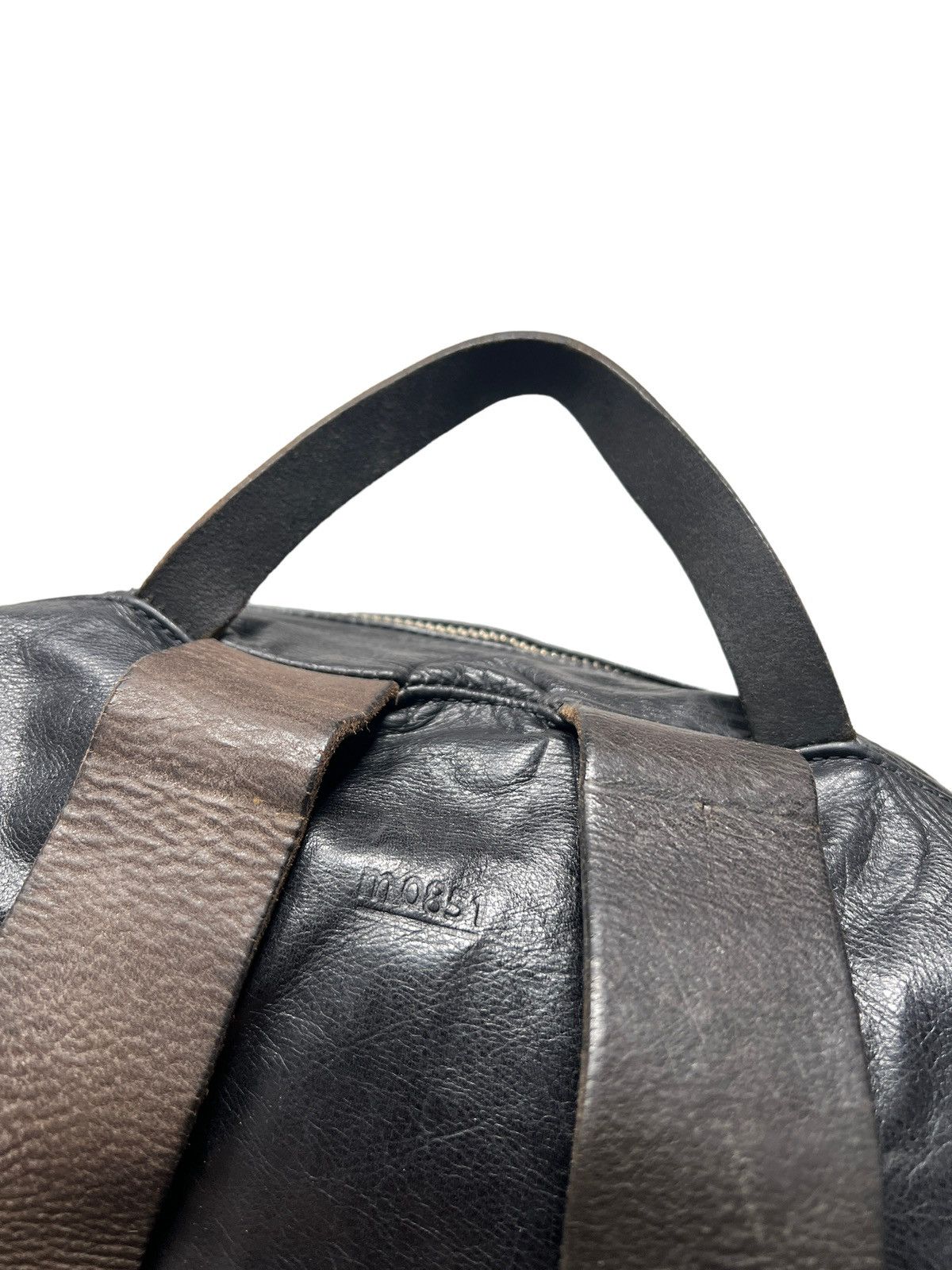 M0851 M0851 Leather Square Backpack Size ONE SIZE - 9 Thumbnail