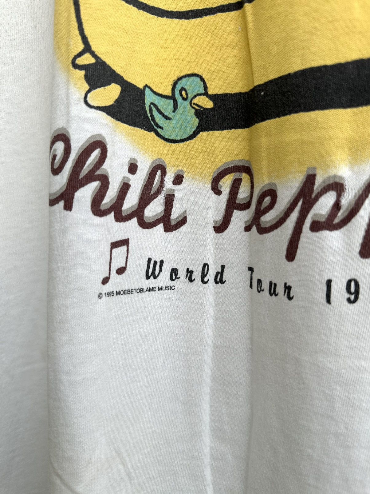 Band Tees Vintage Red Hot Chili Peppers 1995 One Hot Minute World Tour Size US XL / EU 56 / 4 - 7 Thumbnail