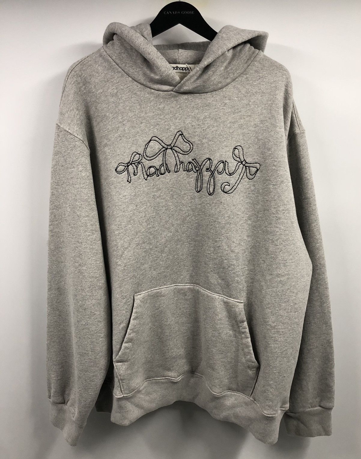 Madhappy Madhappy SS24 Bow Fleece Campus Grey Fleece Hoodie XL Size US XL / EU 56 / 4 - 1 Thumbnail