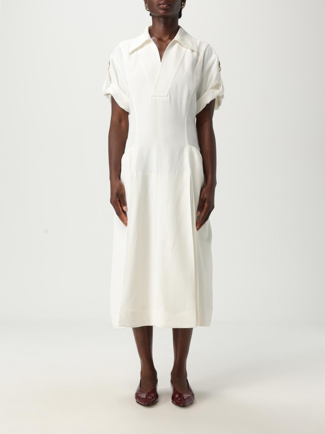 Bottega Veneta Bottega Veneta Dress Woman White Size M / US 6-8 / IT 42-44 - 1 Thumbnail