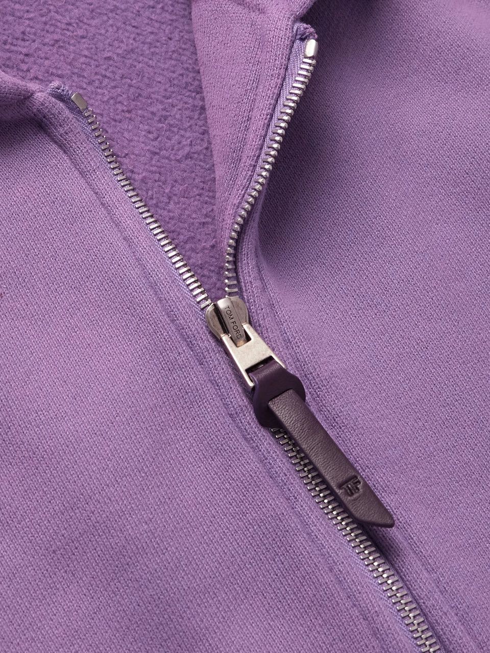 Tom Ford o1loc1c0724 Zip-Up Hoodie in Purple Size US S / EU 44-46 / 1 - 5 Thumbnail