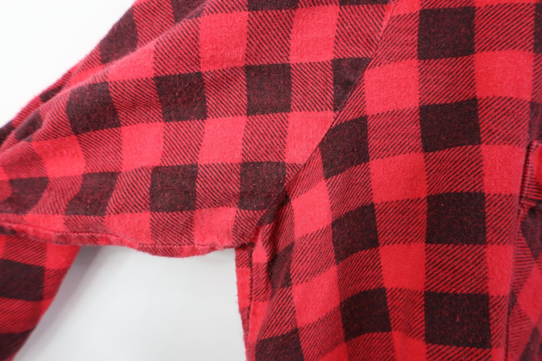 Dickies Vintage 70s 80s Dickies Collared Button Shirt Buffalo Plaid Size US XL / EU 56 / 4 - 6 Thumbnail