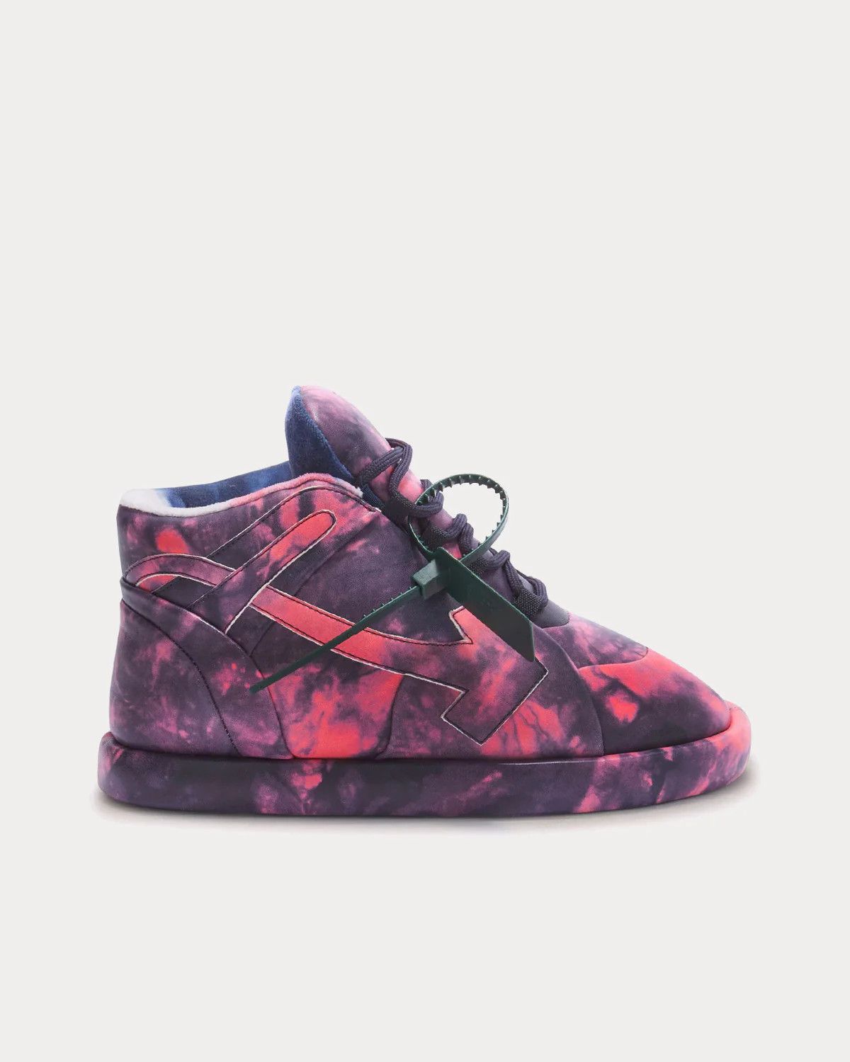 Off-White o1gr1nt1124 Tie Dye Bump Sneakers in Purple Size US 7 / IT 37 - 1 Thumbnail