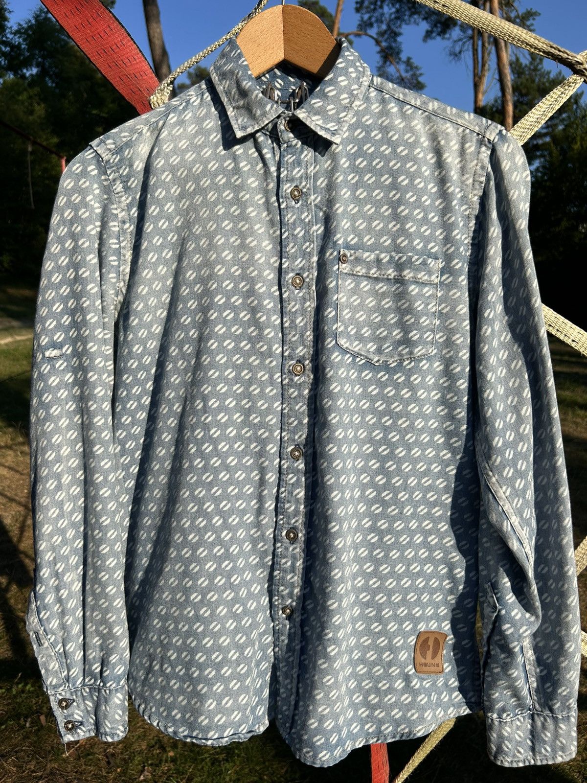 Other Hound Shirt Coffee Beans Print Denim-like Size S Size US S / EU 44-46 / 1 - 3 Thumbnail