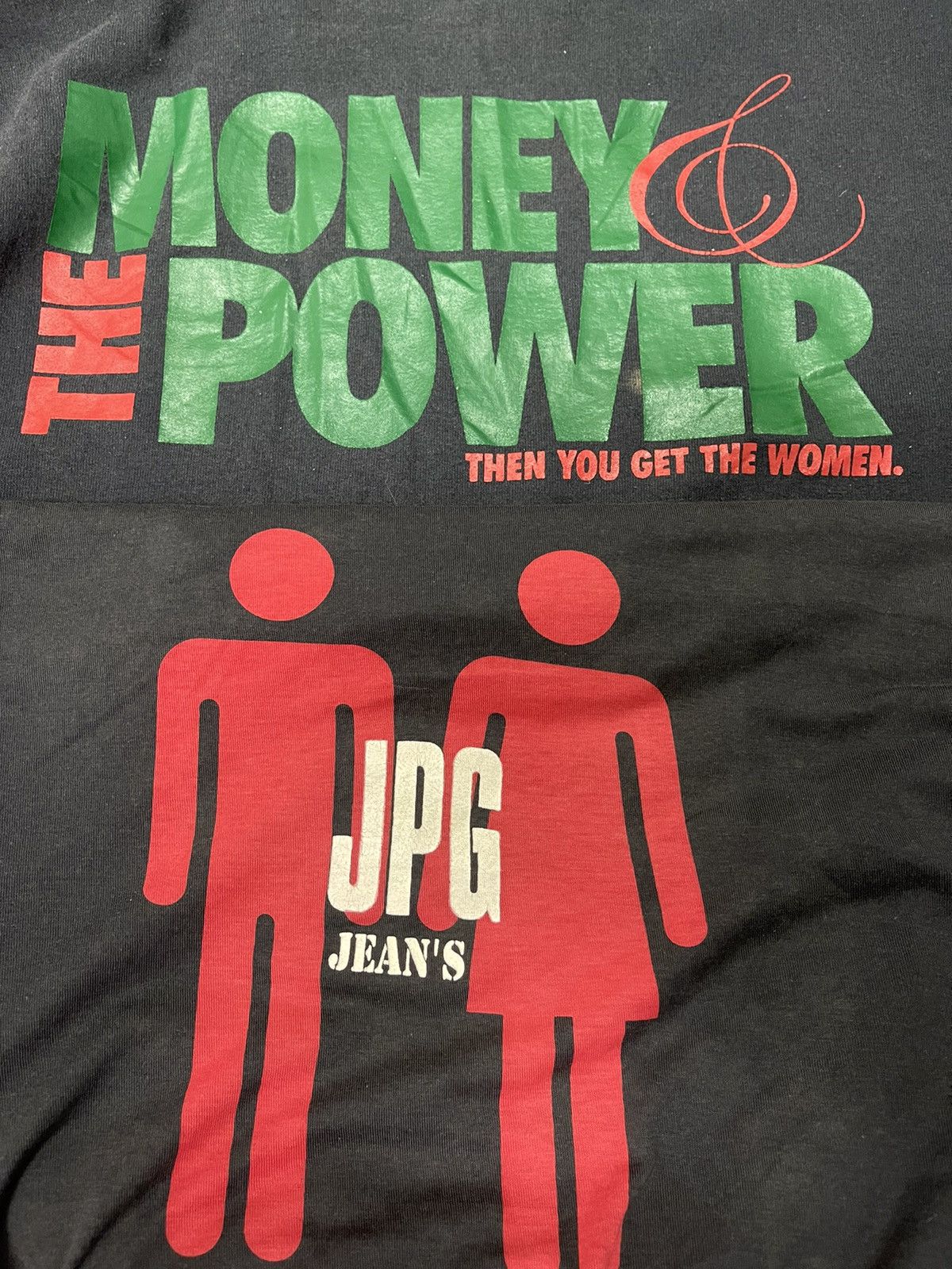 image of If Six Was Nine x Skategang 90's The Freshnes “The Money Power “ Faded Hoodie in Faded Black (Size 