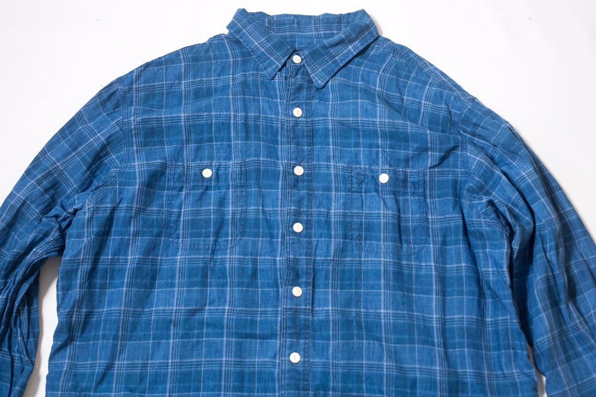 Polo Ralph Lauren Polo Ralph Lauren Classic Fit Indigo Linen Shirt Size US XXL / EU 58 / 5 - 3 Thumbnail