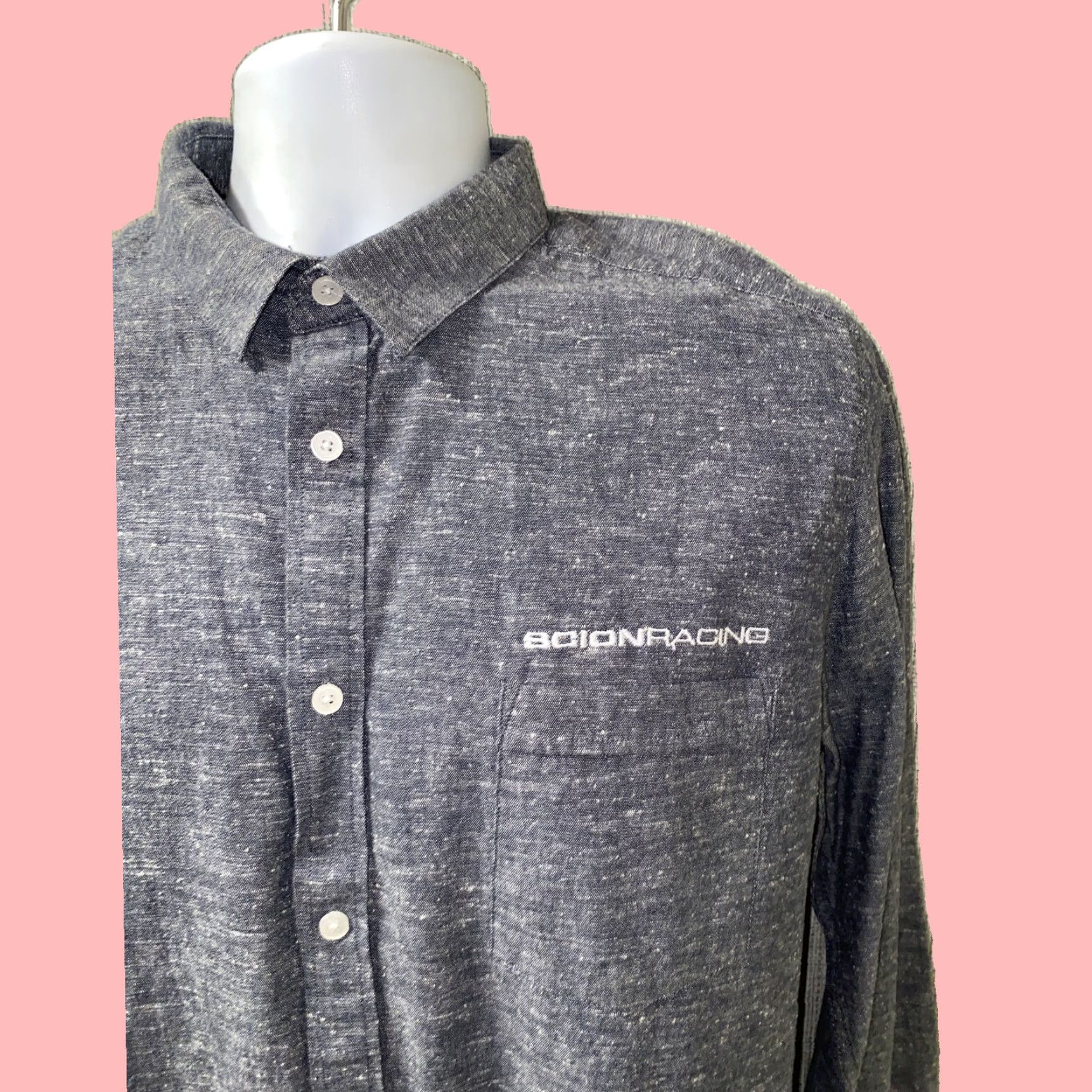Cheap Monday Cheap Monday Gray Long Sleeve Button Front Shirt Mens Medium Cotton Size US M / EU 48-50 / 2 - 2 Thumbnail
