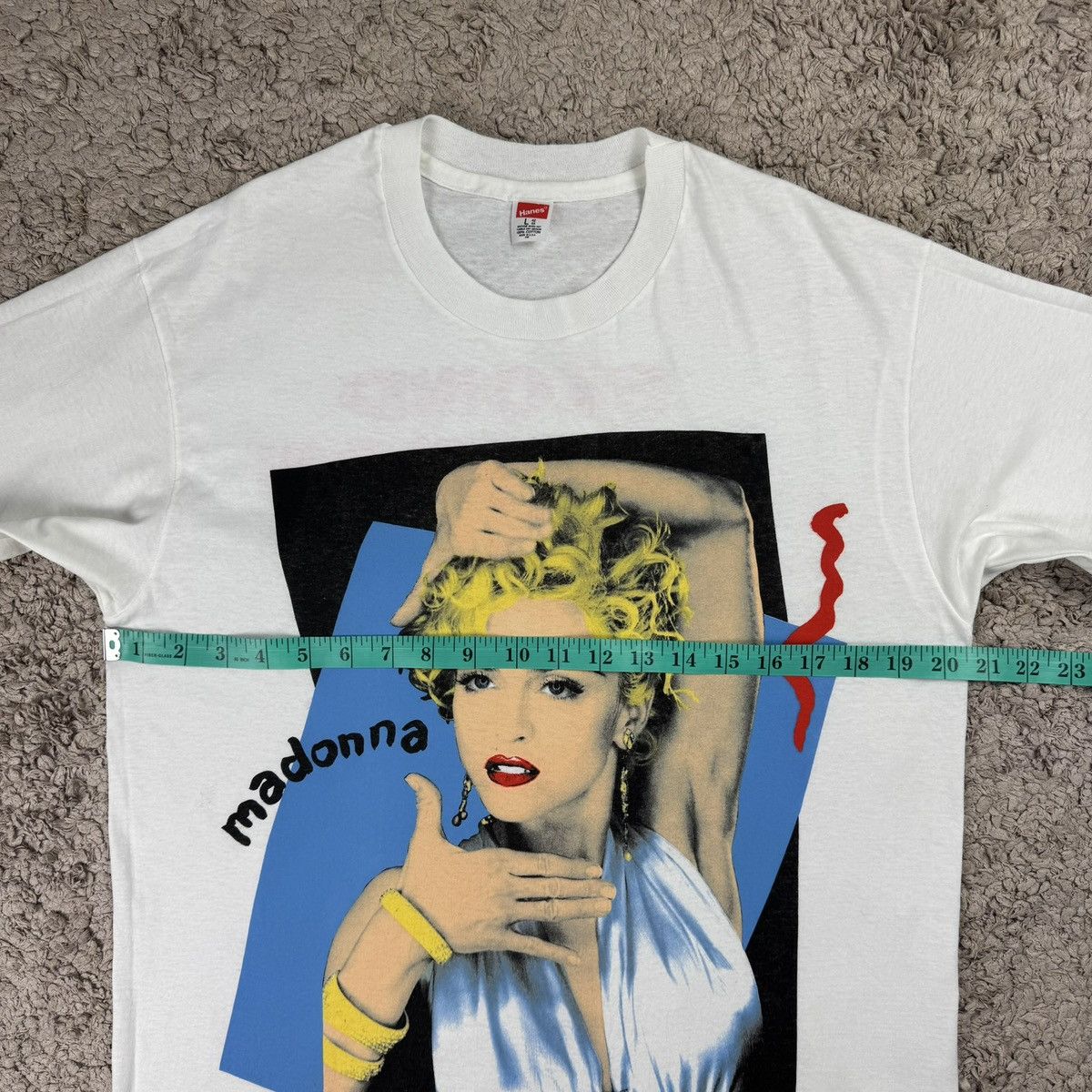 Band Tees Vintage 90s Madonna Blond Ambition Tour T-shirt Size US L / EU 52-54 / 3 - 15 Thumbnail