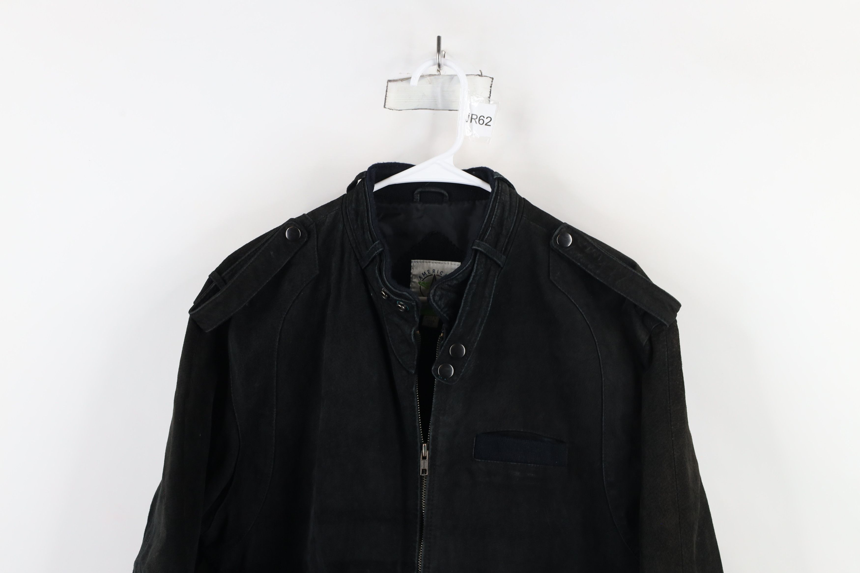 Vintage Vintage 80s 90s Streetwear Leather Cafe Racer Bomber Jacket Size US L / EU 52-54 / 3 - 2 Thumbnail