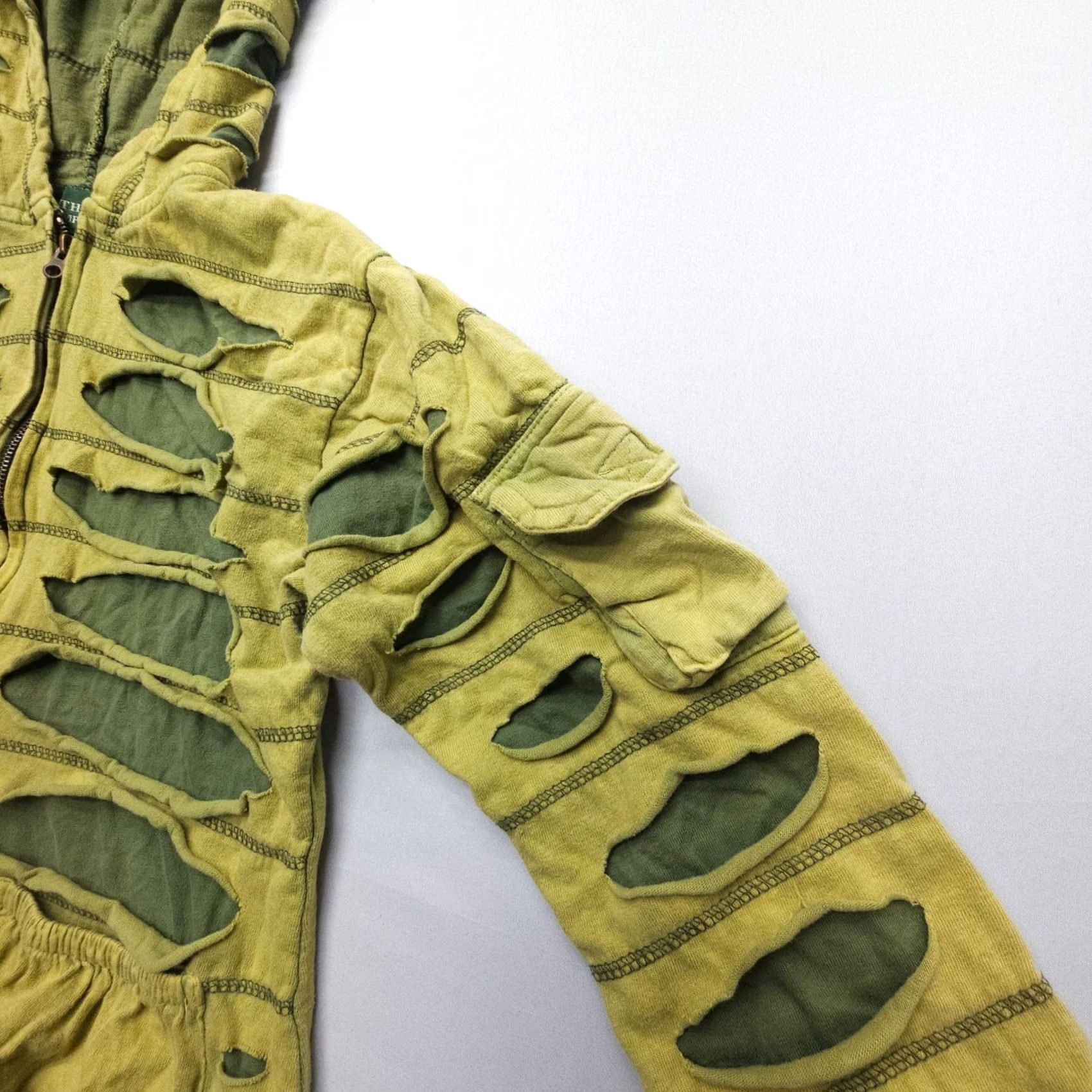 Kathmandu Kathmandu Imports Full Zip Hoodie Womens Medium Green Solid Pattern Vintage: No Slashed Pixie Festival Outdoor 90s Size M / US 6-8 / IT 42-44 - 4 Thumbnail