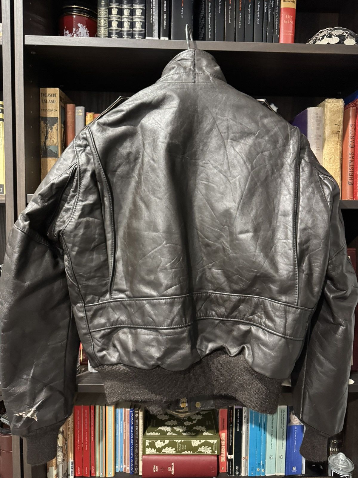 Schott Schott brown leather A2 leather jacket Size US XS / EU 42 / 0 - 4 Thumbnail