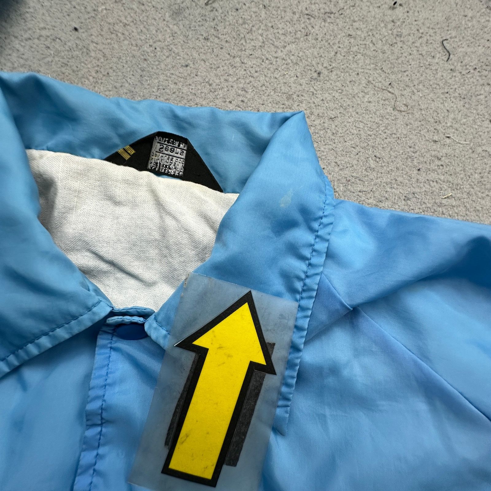 Sears Vintage 70s Sears Windbreaker Coaches Jacket Men Large Blue Size US L / EU 52-54 / 3 - 9 Thumbnail