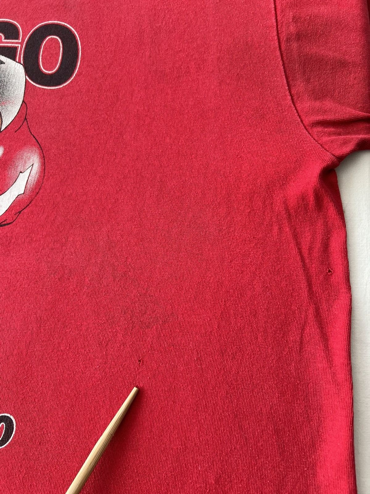 NBA Vintage 90s Chicago Bulls NBA Basketball Nutmeg Red T-shirt Size US XL / EU 56 / 4 - 5 Thumbnail