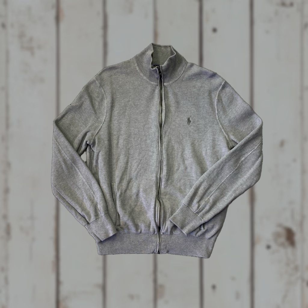 Polo Ralph Lauren Polo Ralph Lauren Sweatshirt Full Zip Mens XL Gray Cotton Logo Size US XL / EU 56 / 4 - 1 Thumbnail