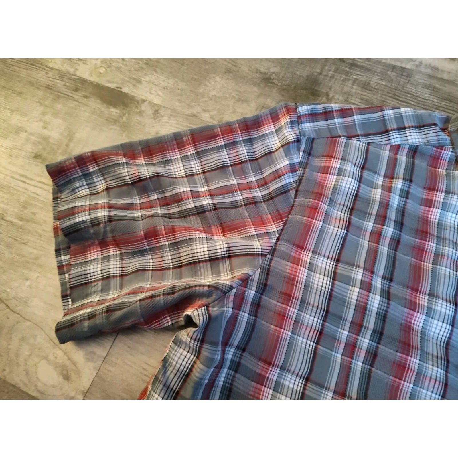 Marmot Marmot Button Up Rayon Poly Short Sleeve Plaid Outdoor Hiking Camp Shirt Mens L Multicolor Size US L / EU 52-54 / 3 - 7 Thumbnail