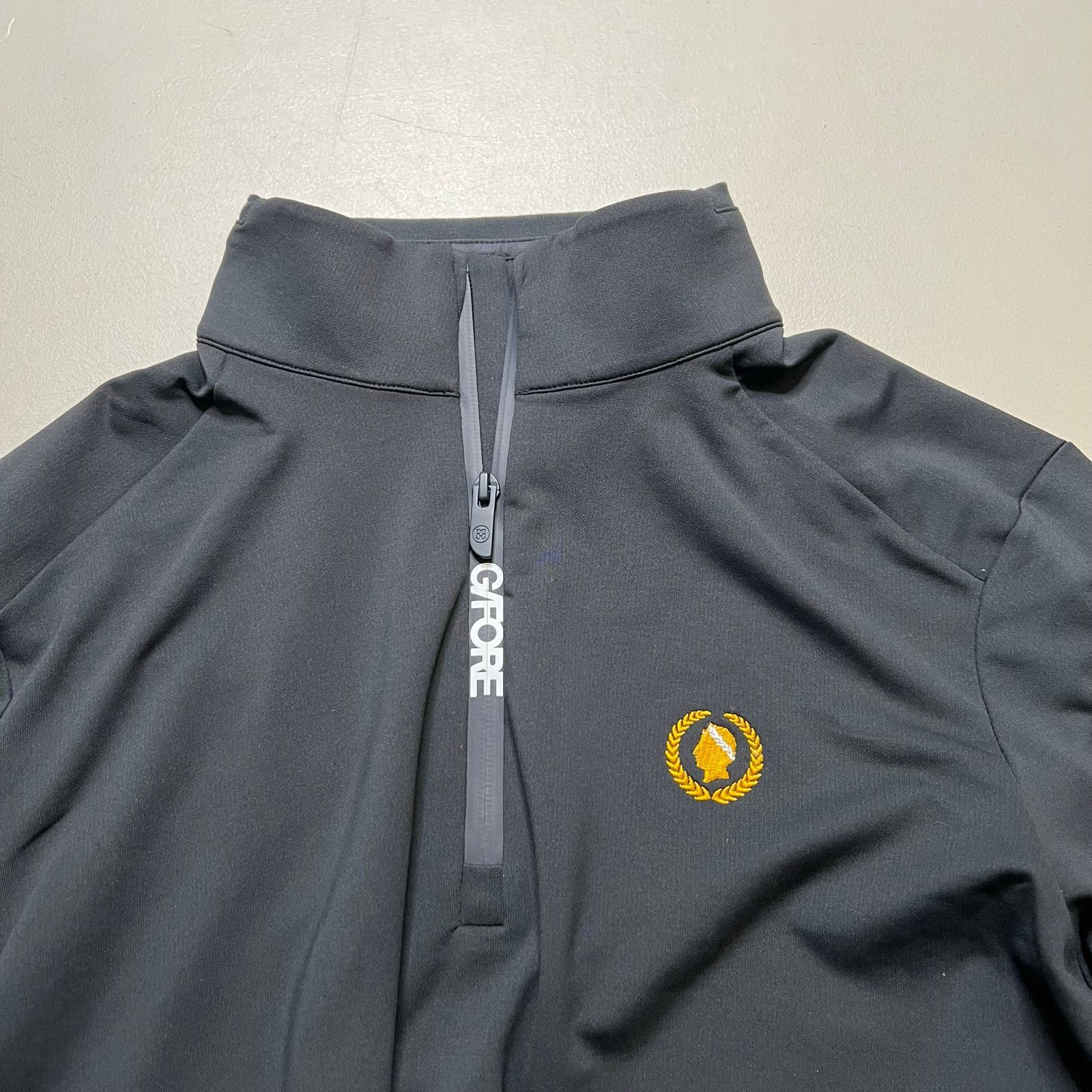 G/FORE G/FORE Quarter Zip Pullover Onyx Black S Golf Performance T Size US S / EU 44-46 / 1 - 10 Thumbnail