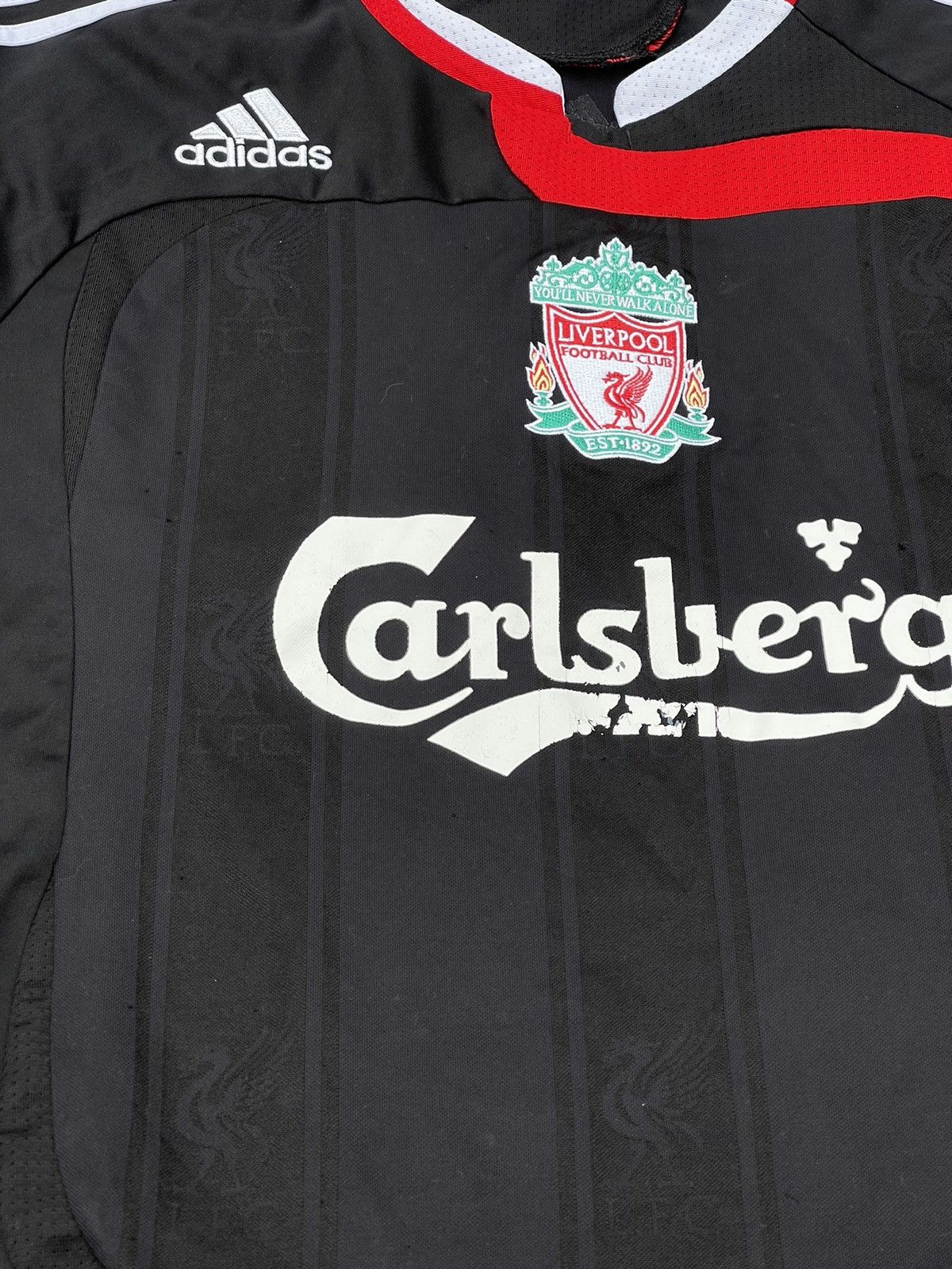 Adidas × Vintage 2007 Adidas Liverpool black jersey vintage Size US S / EU 44-46 / 1 - 5 Thumbnail