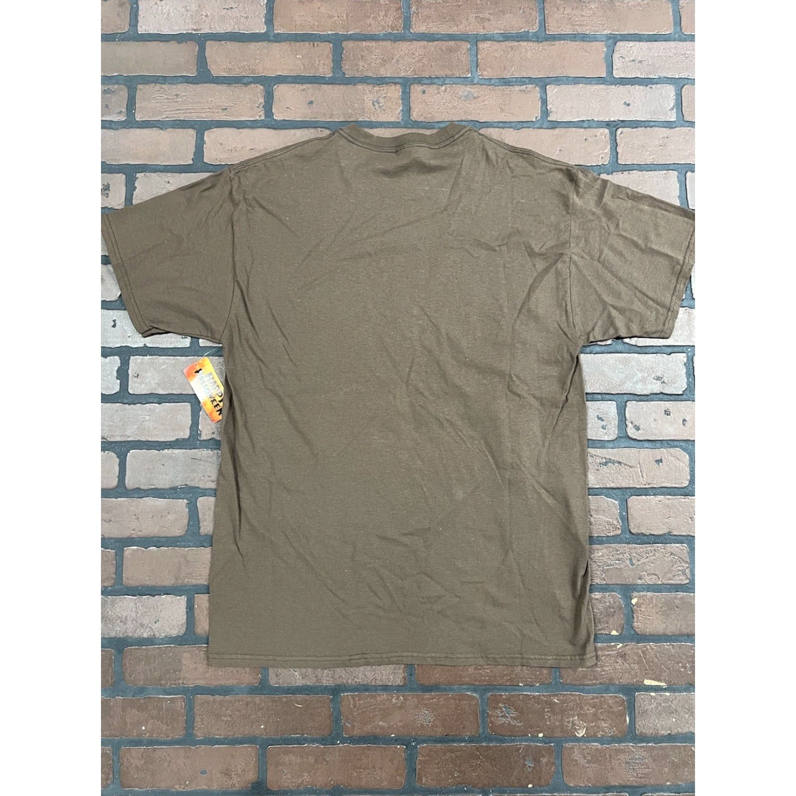 Vintage VINTAGE Happy Halloween T-Shirt Unisex L Brown Skull Scary Spooky Hat NWT Size US L / EU 52-54 / 3 - 6 Thumbnail