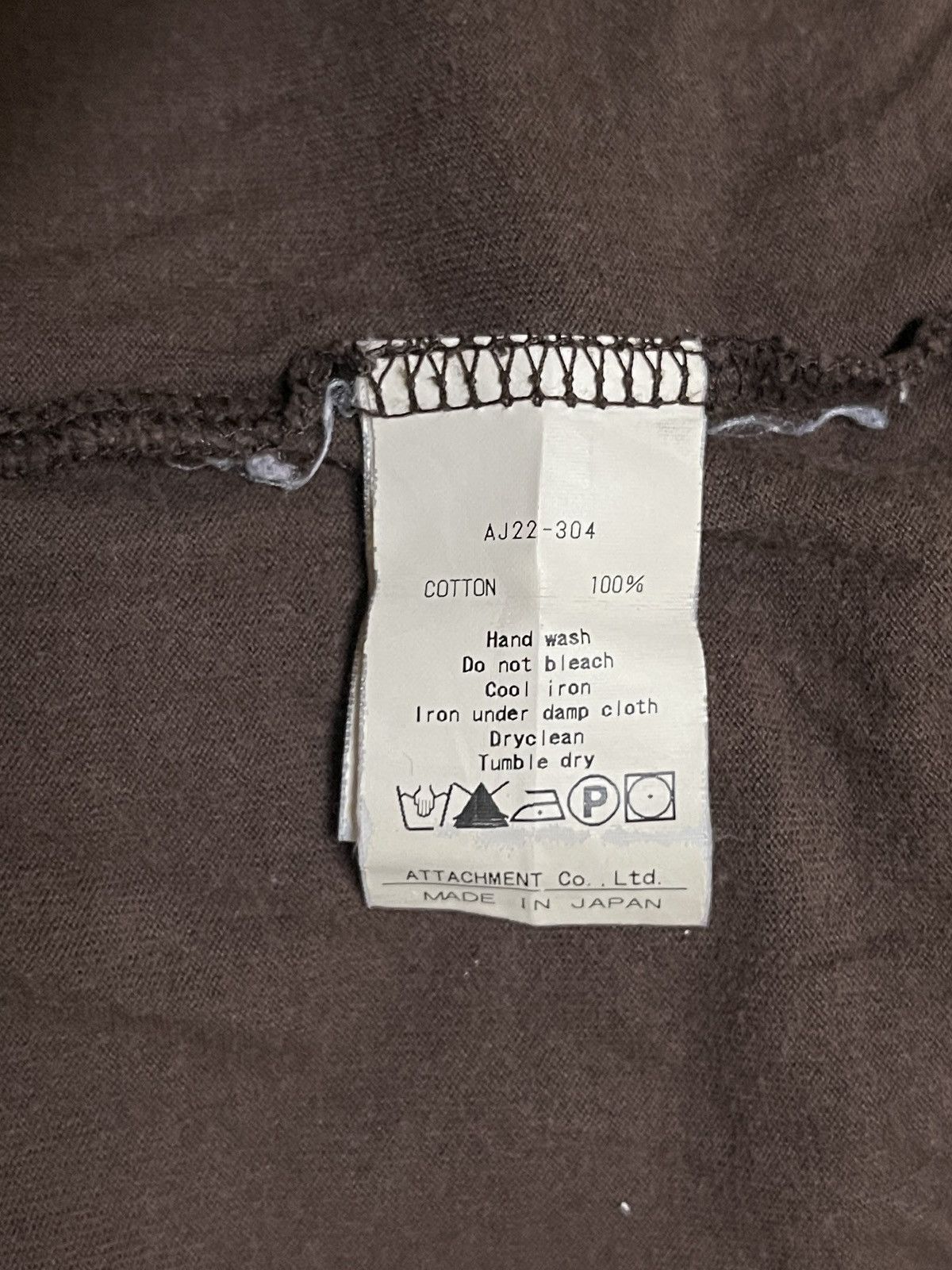 Attachment × Japanese Brand Attachment V Neck T Shirt Faded Size US S / EU 44-46 / 1 - 15 Thumbnail