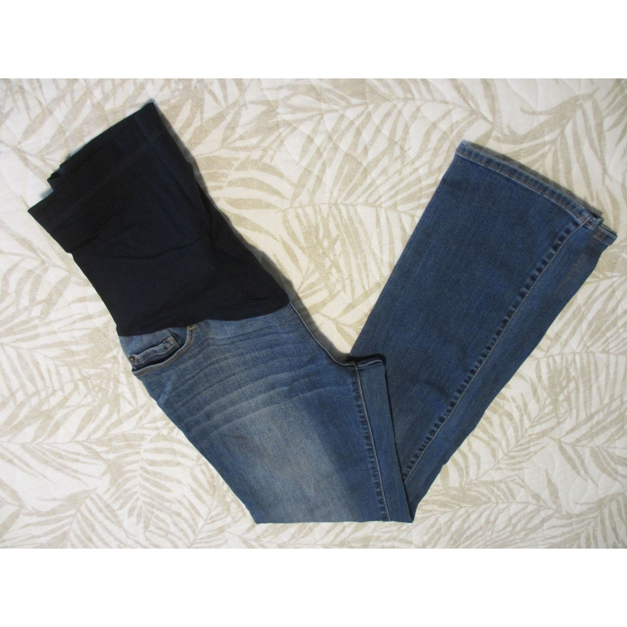 Other Liz Lange Maternity Boot Cut Semi-Évasé Blue Jeans With Stre Size 30" / US 8 / IT 44 - 2 Thumbnail