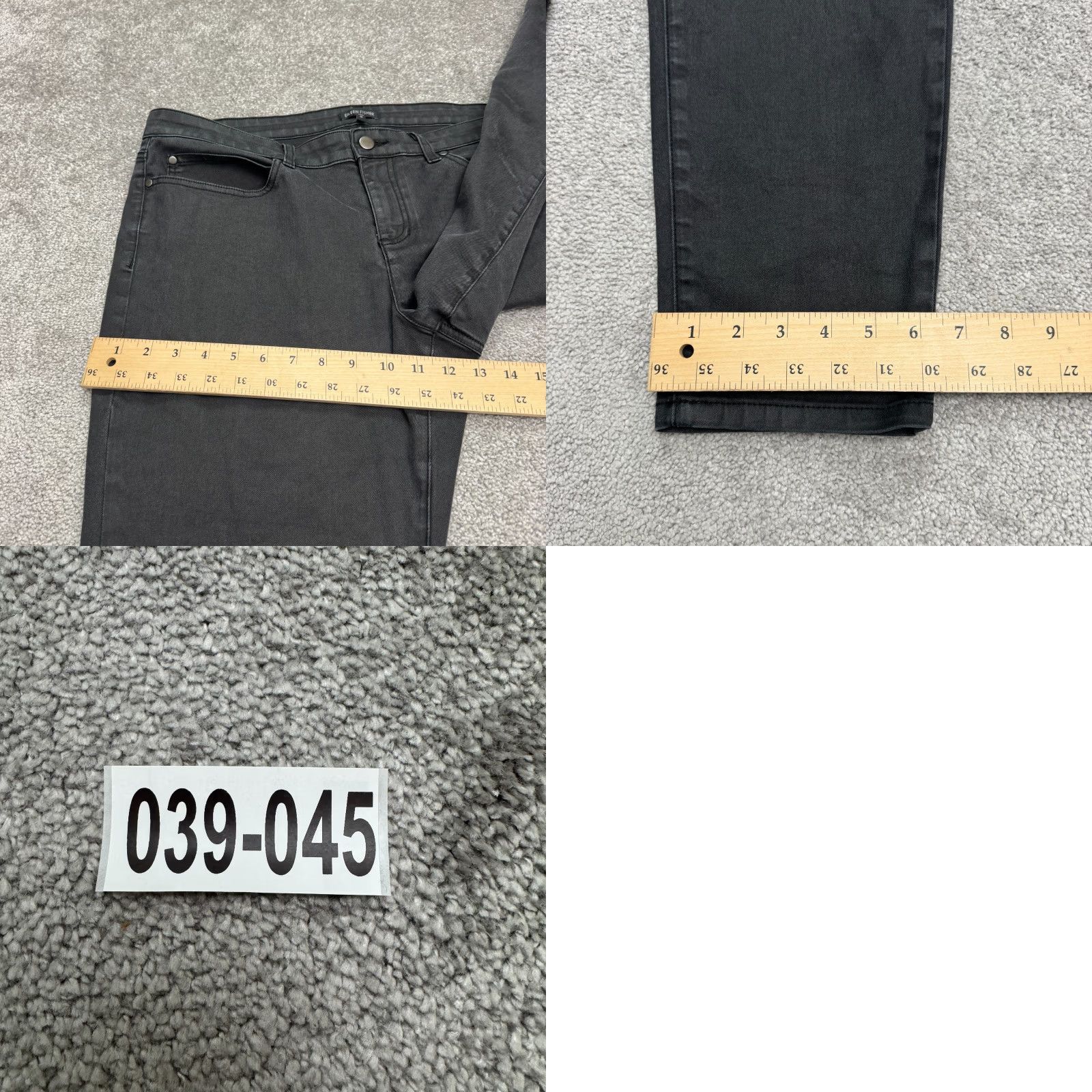 Eileen Fisher Eileen Fisher Washed Organic Cotton Skinny Denim Jeans Womens 16 Black Stretch Denim Jeans 16 Women City Outdoor Size 38" / US 16 / IT 52 - 9 Thumbnail