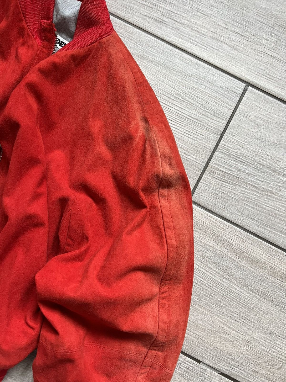 Jil Sander ARCHIVE Vintage Jil Sander Red Bomber Jacket 90s Designer Size M / US 6-8 / IT 42-44 - 12 Thumbnail