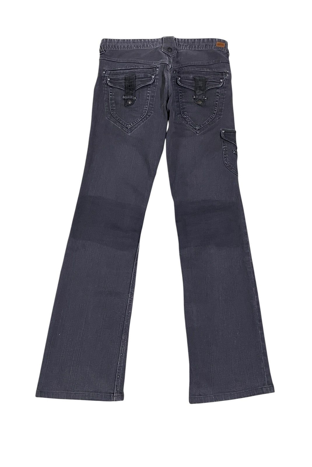 Nicole Club Rare Vintage Japanese Brand Nicole Club Flared Jeans 1990s Size US 34 / EU 50 - 2 Thumbnail