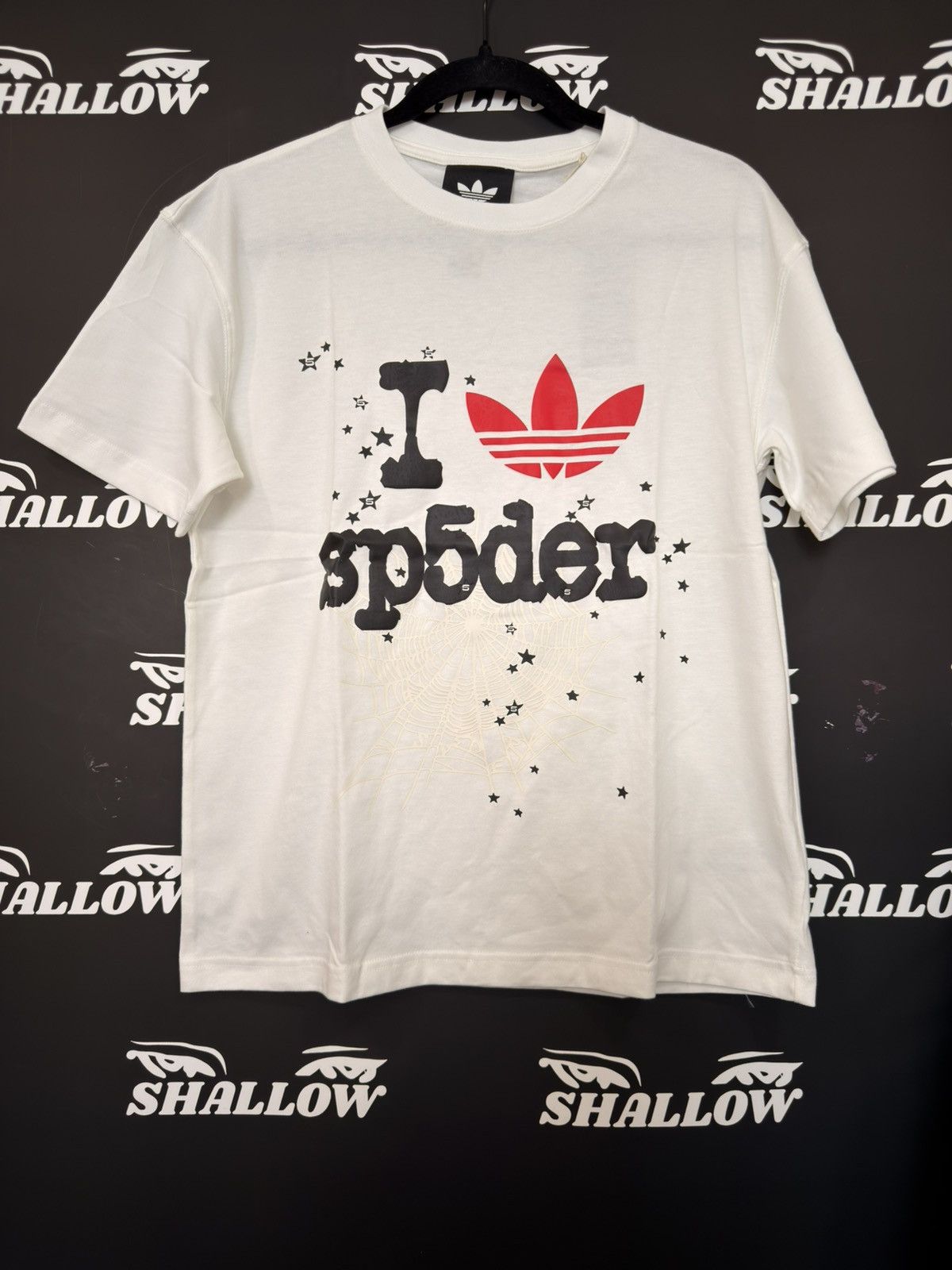 Sp5der SP5DER X Adidas Tee - White Size US S / EU 44-46 / 1 - 1 Thumbnail