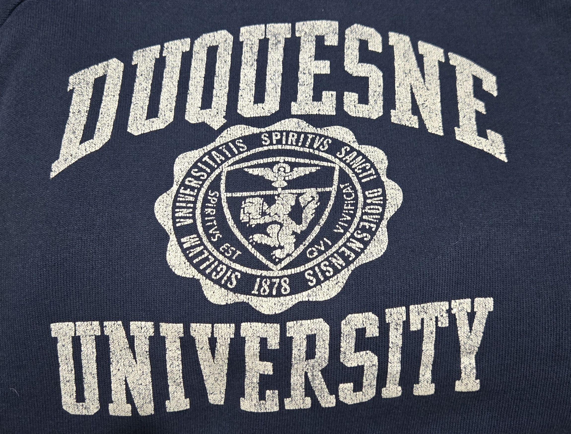 Champion Duquesne University Mid 80s Hoodie Women's L Size L / US 10 / IT 46 - 2 Thumbnail