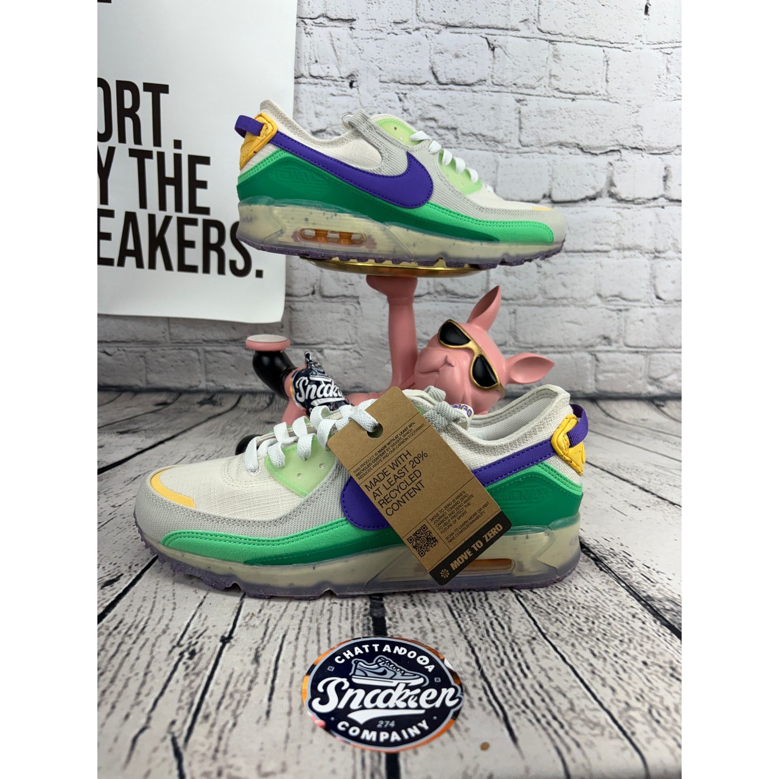 Nike Air Max 90 Sneakers Terrascape Mens Green Purple