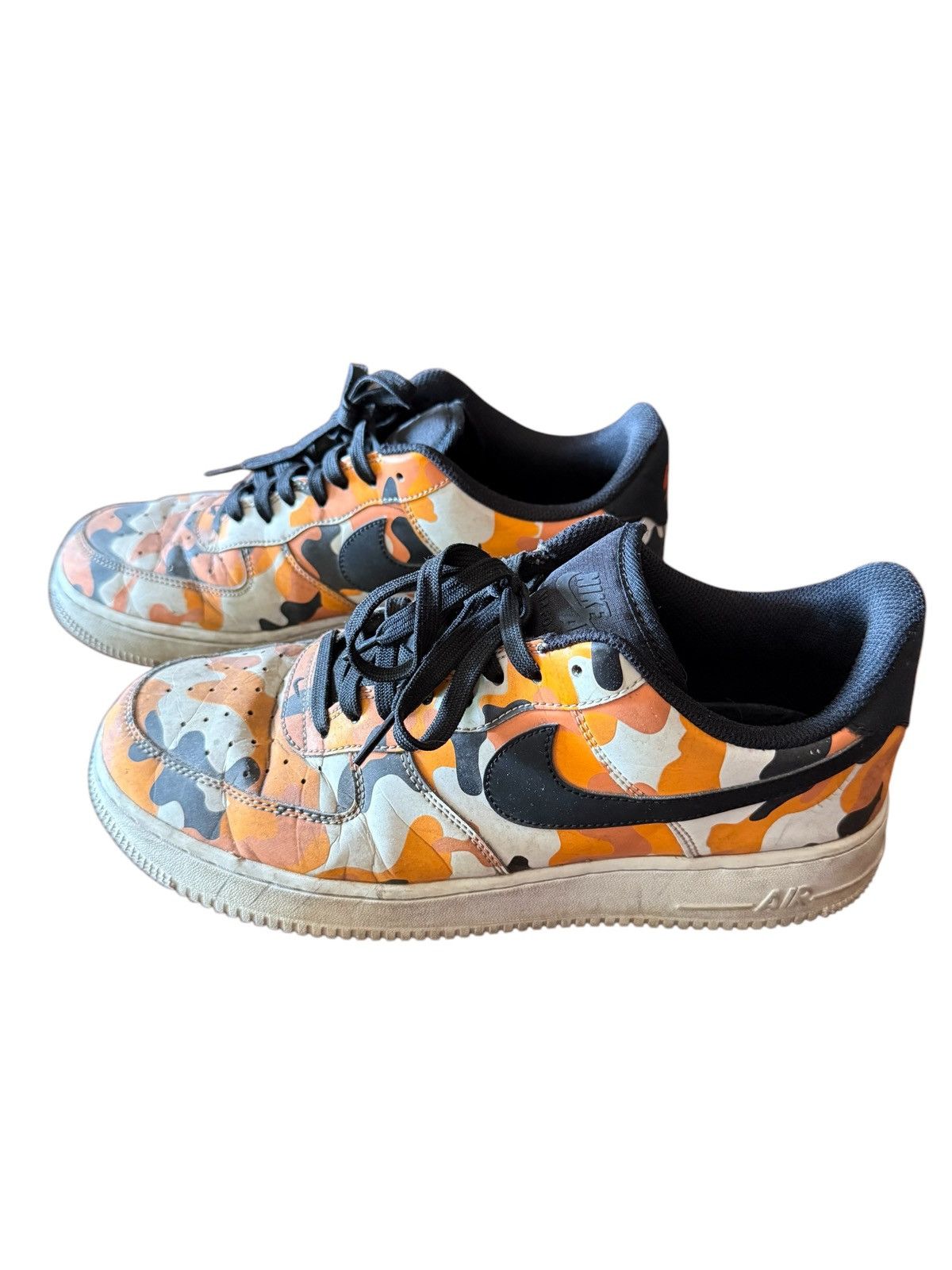 Nike Nike Air Force 1 Orange Camo Size 10 Size US 10 / EU 43 - 3 Thumbnail