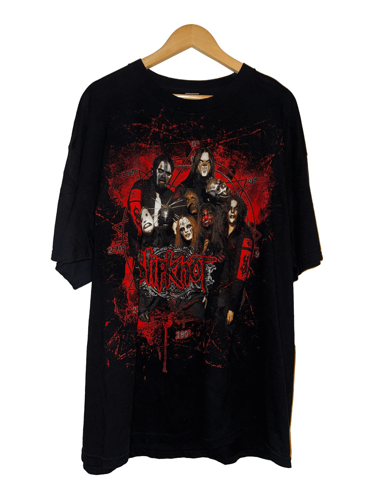 Vintage Slipknot 9-Pointed Star T-Shirt Size US XL / EU 56 / 4 - 1 Thumbnail